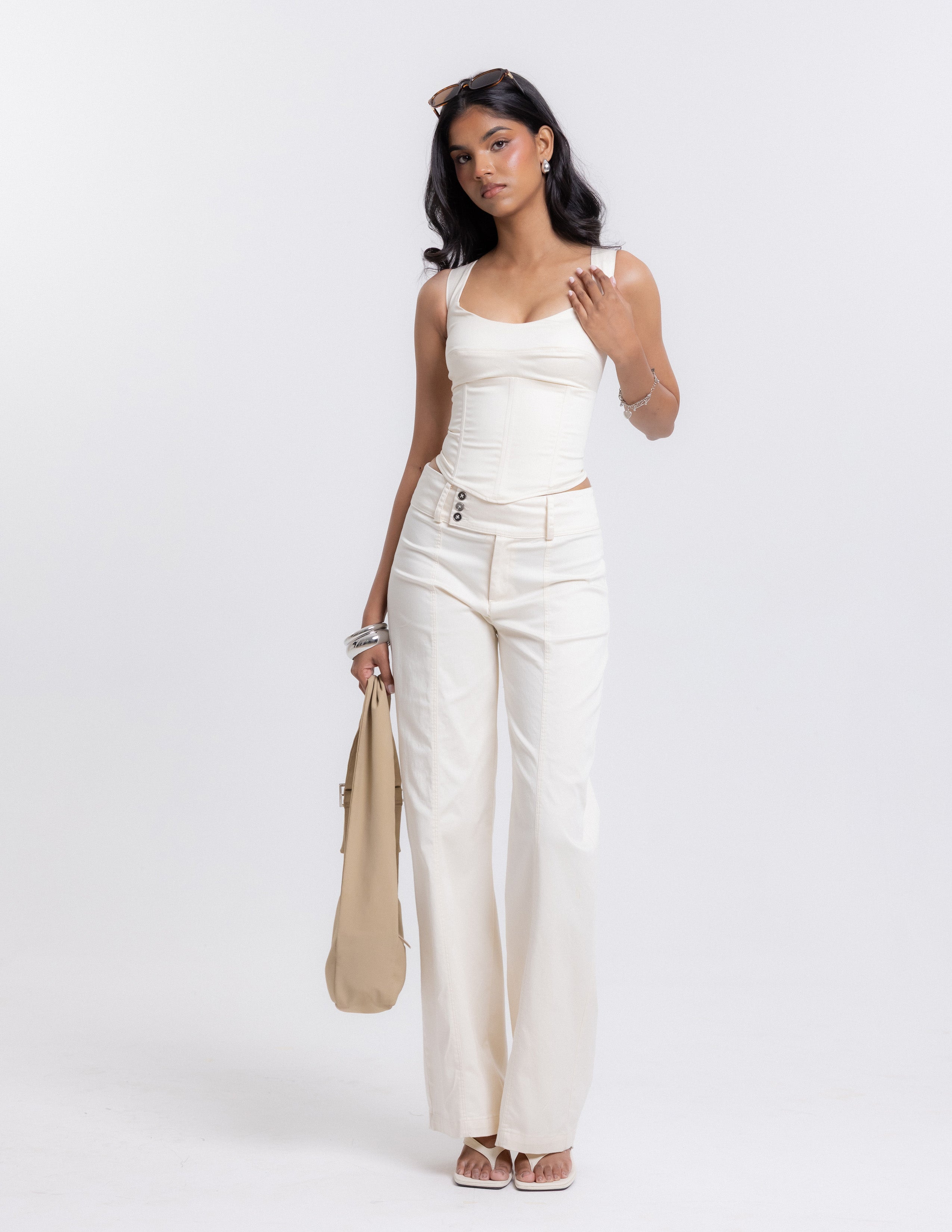 Low Waist Straight Leg Pant