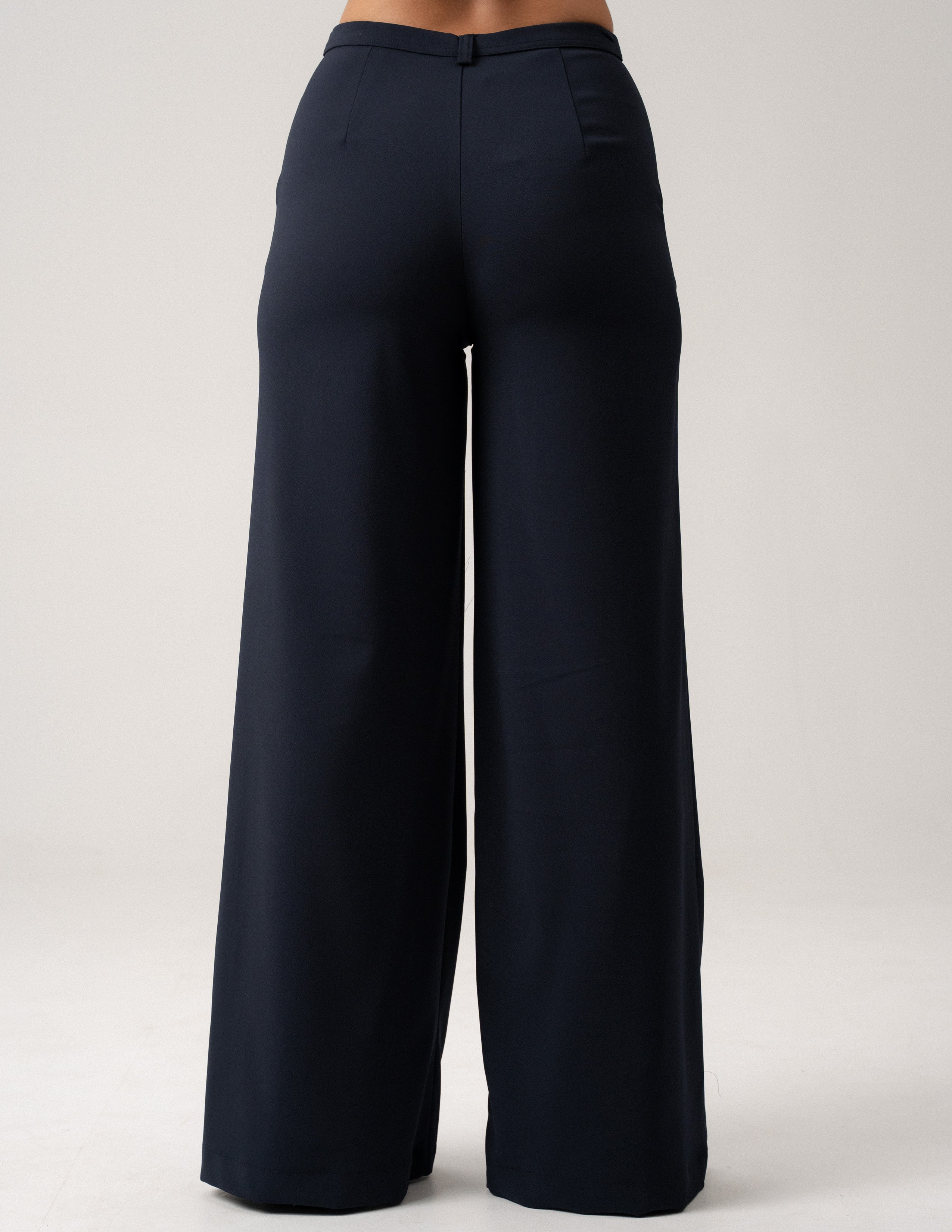 Micro Waistband Detailed High Waist Pant