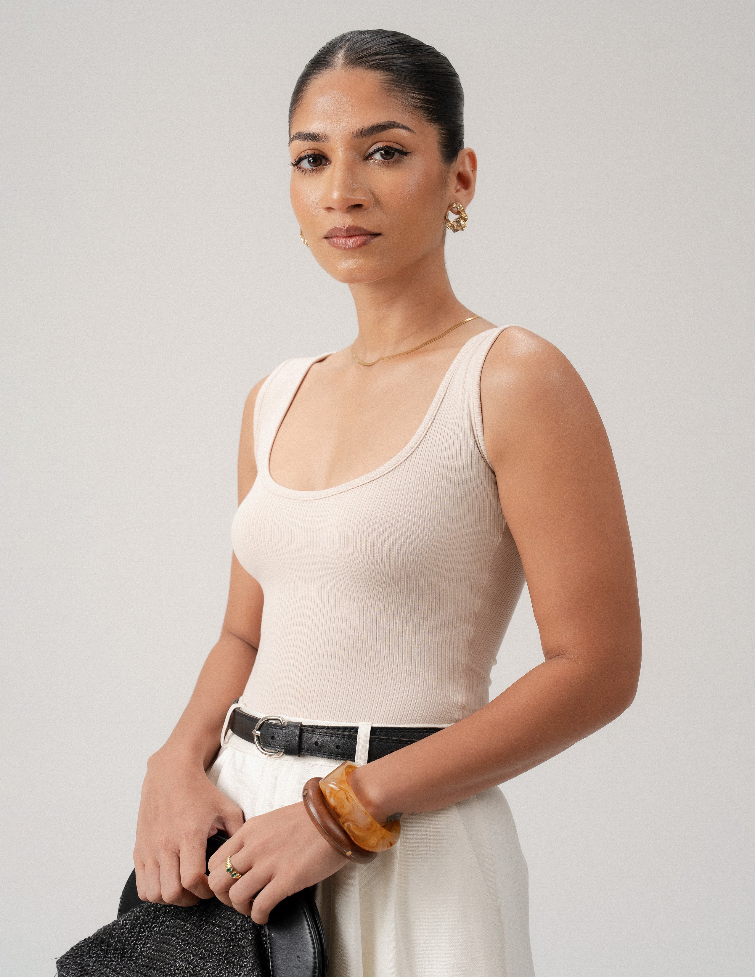 Scoop Neck Basic Top