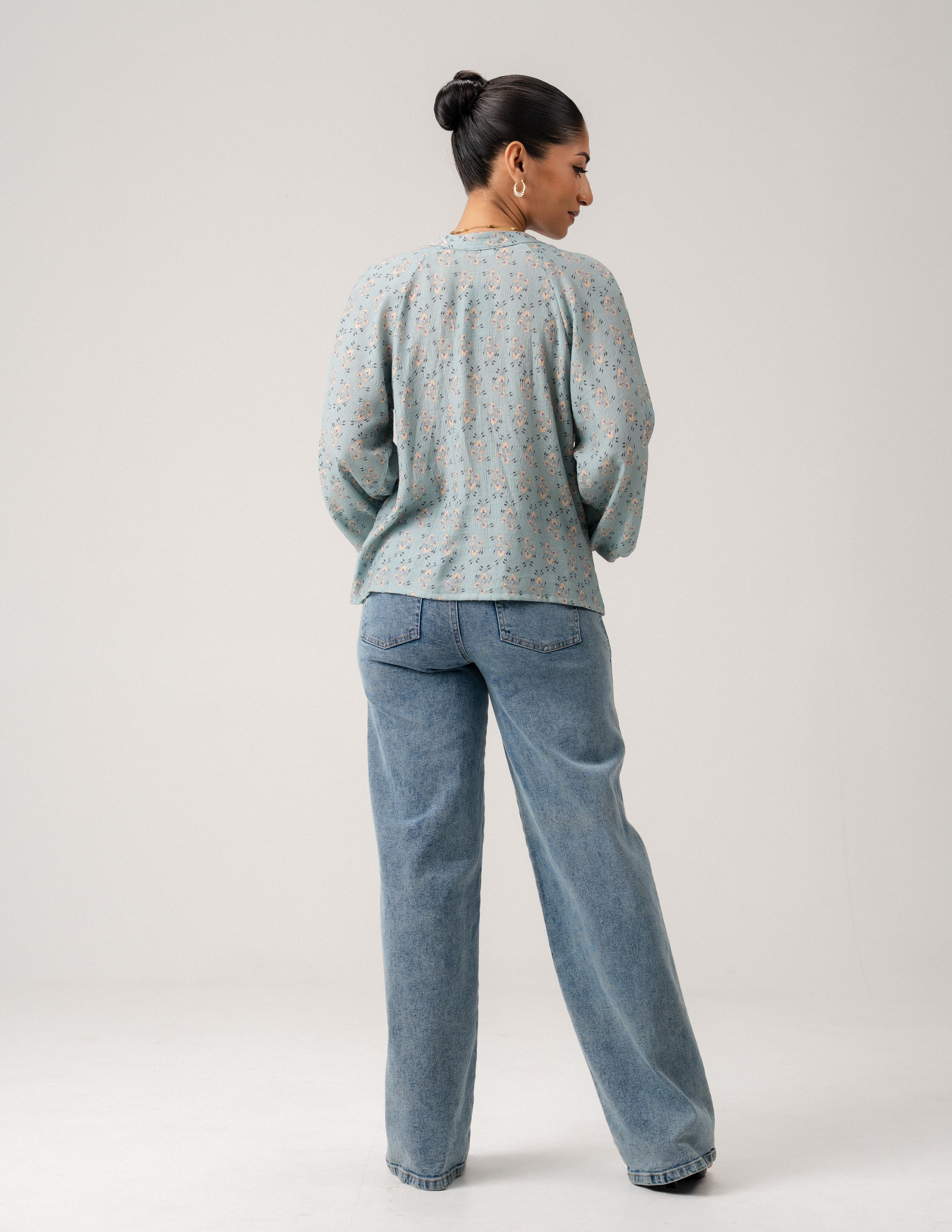 Long Sleeve Button Down Top