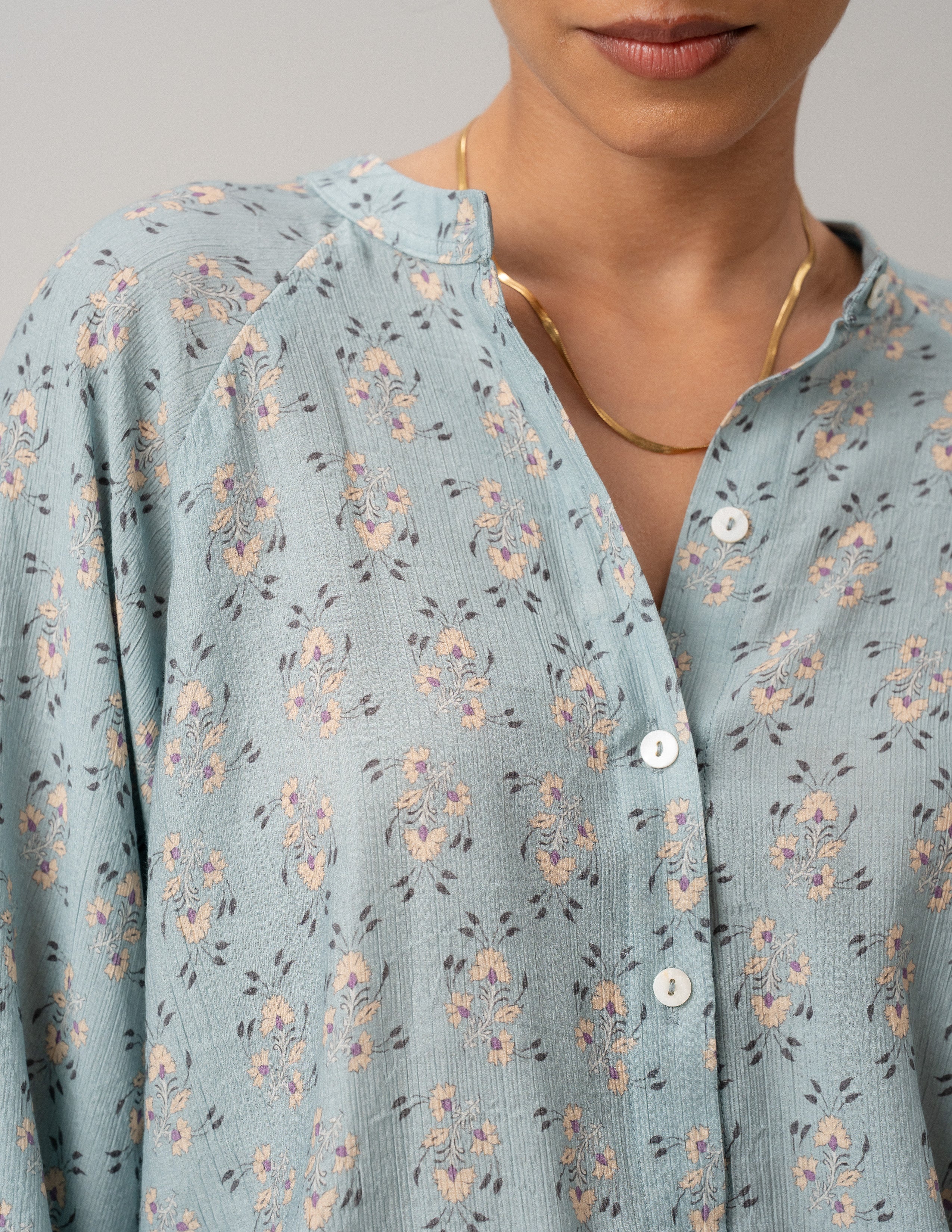 Long Sleeve Button Down Top