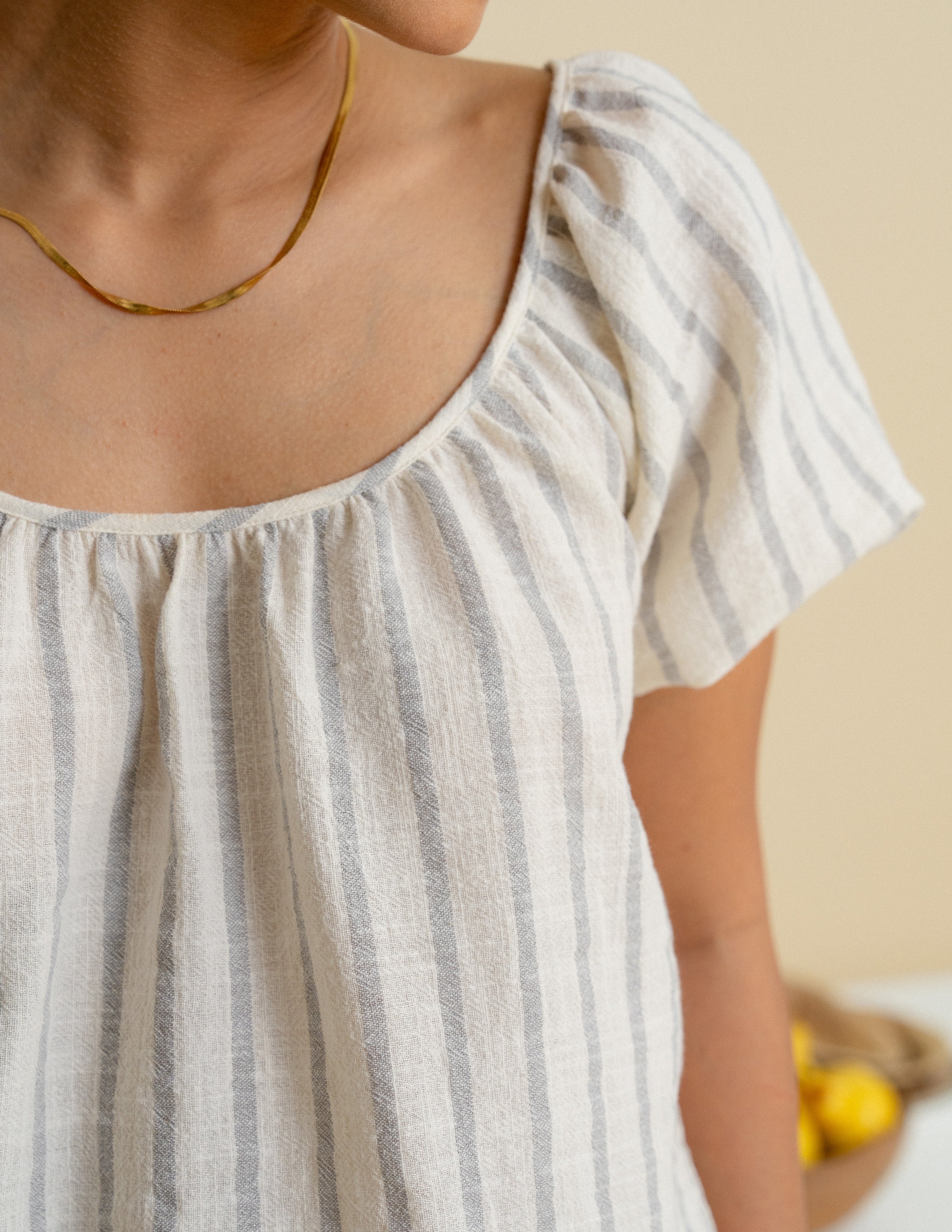 Round Neck Loose Fit Top