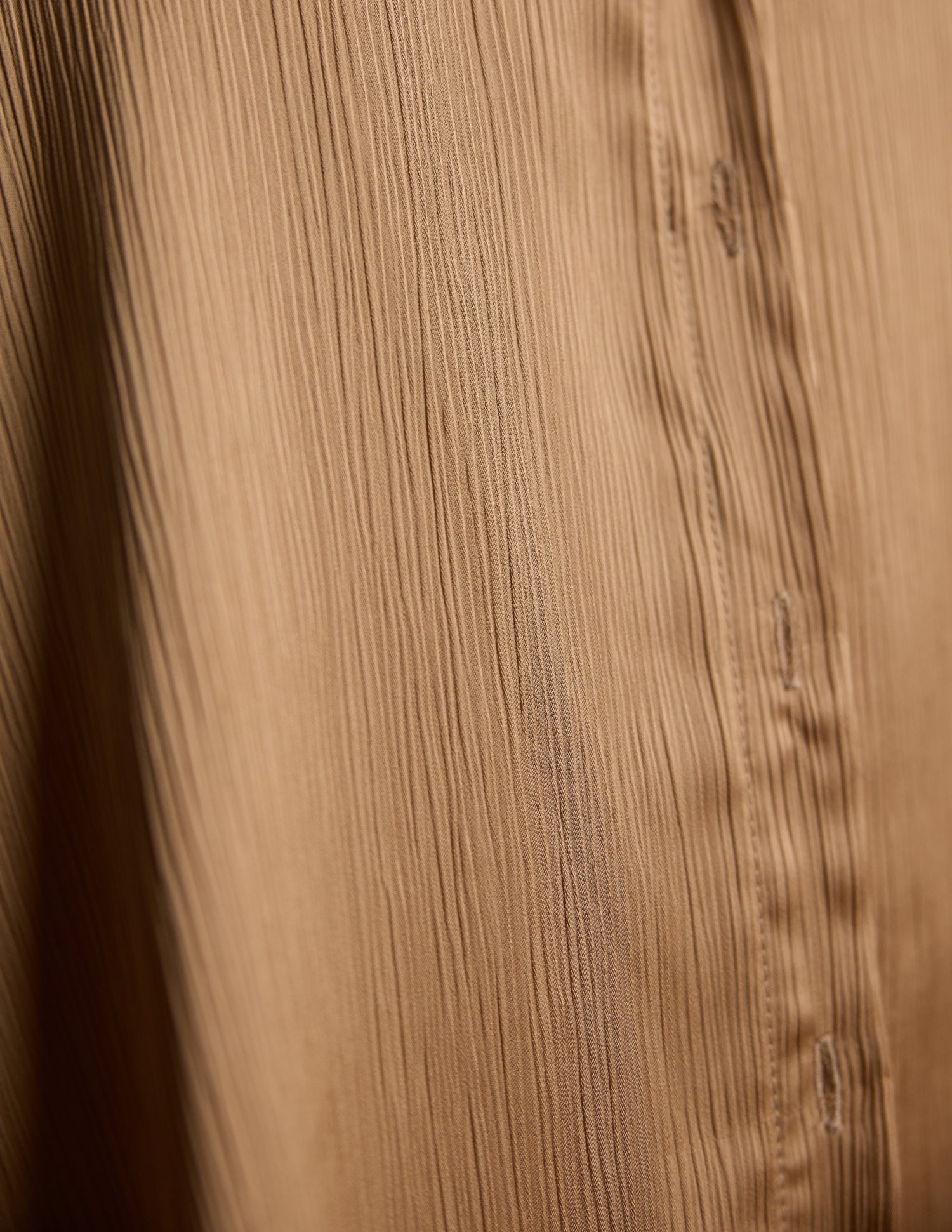 Collar Detailed Button Down Long Sleeved Top