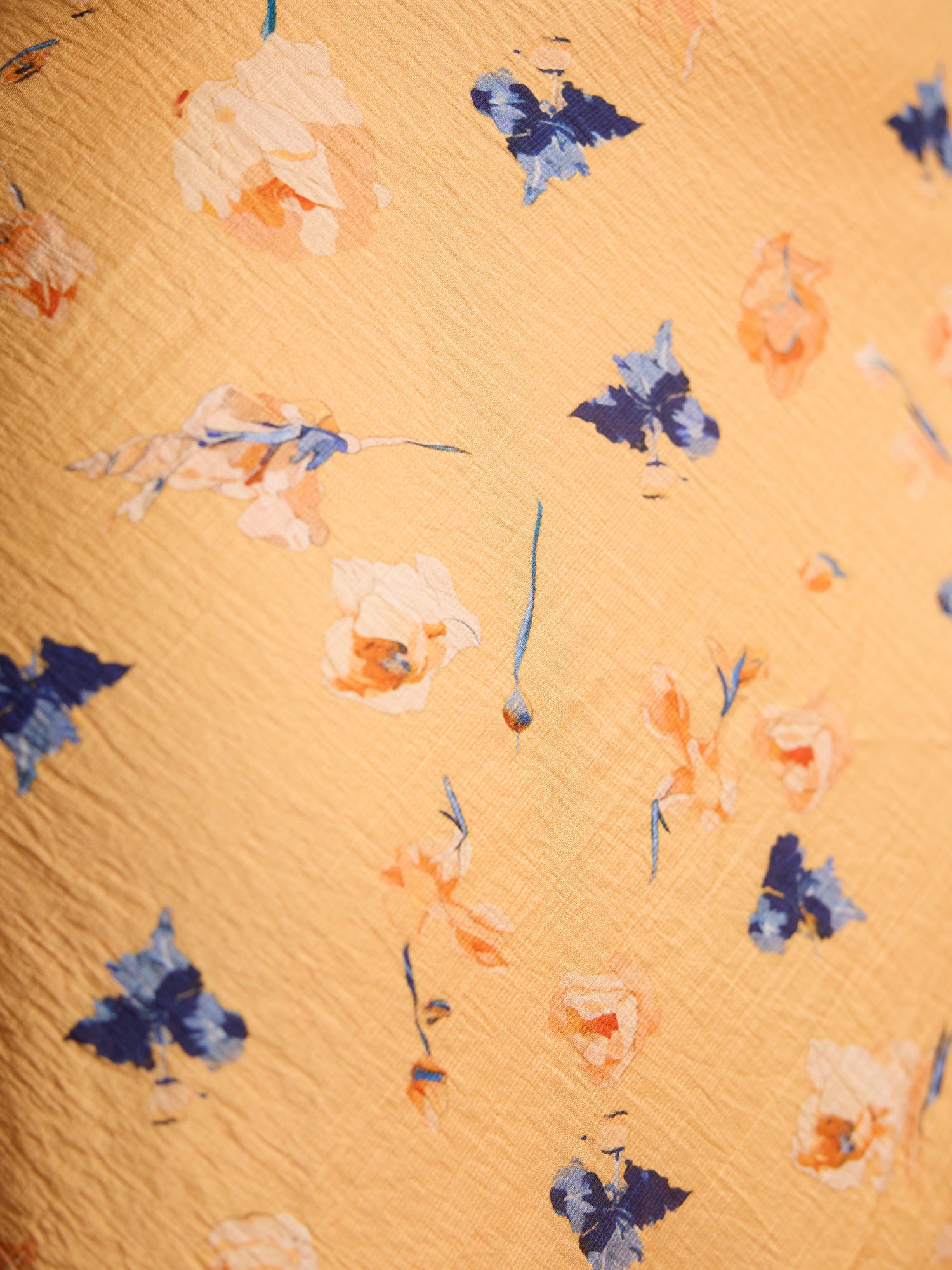 Front Cowl back Tie Up Printed Maxi Dress