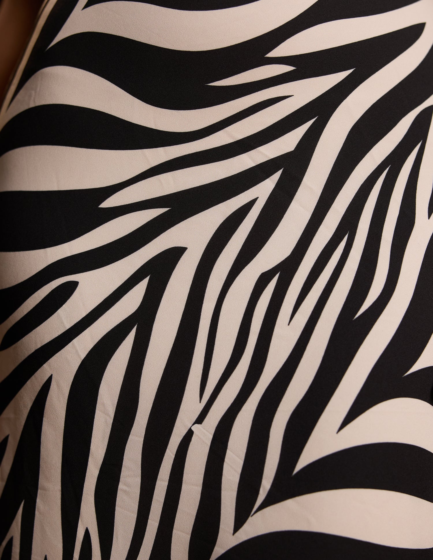 Front Cowl Neck Printed Maxi Dress