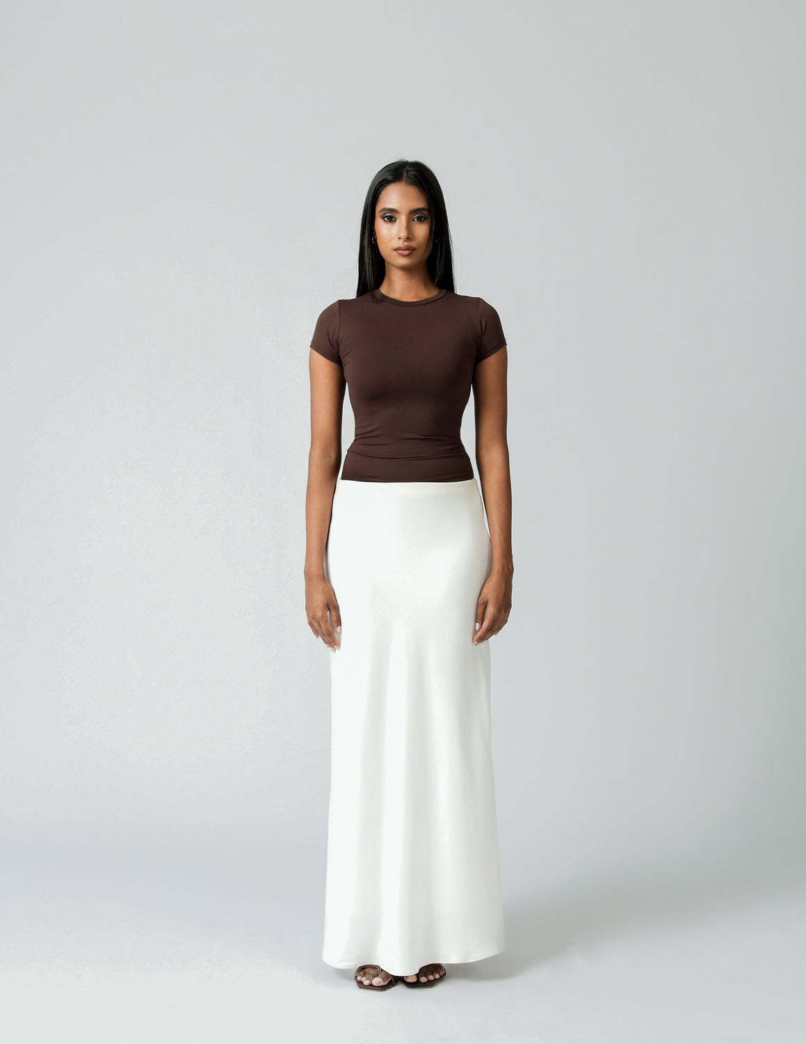 Rue High Neck Fitted Top