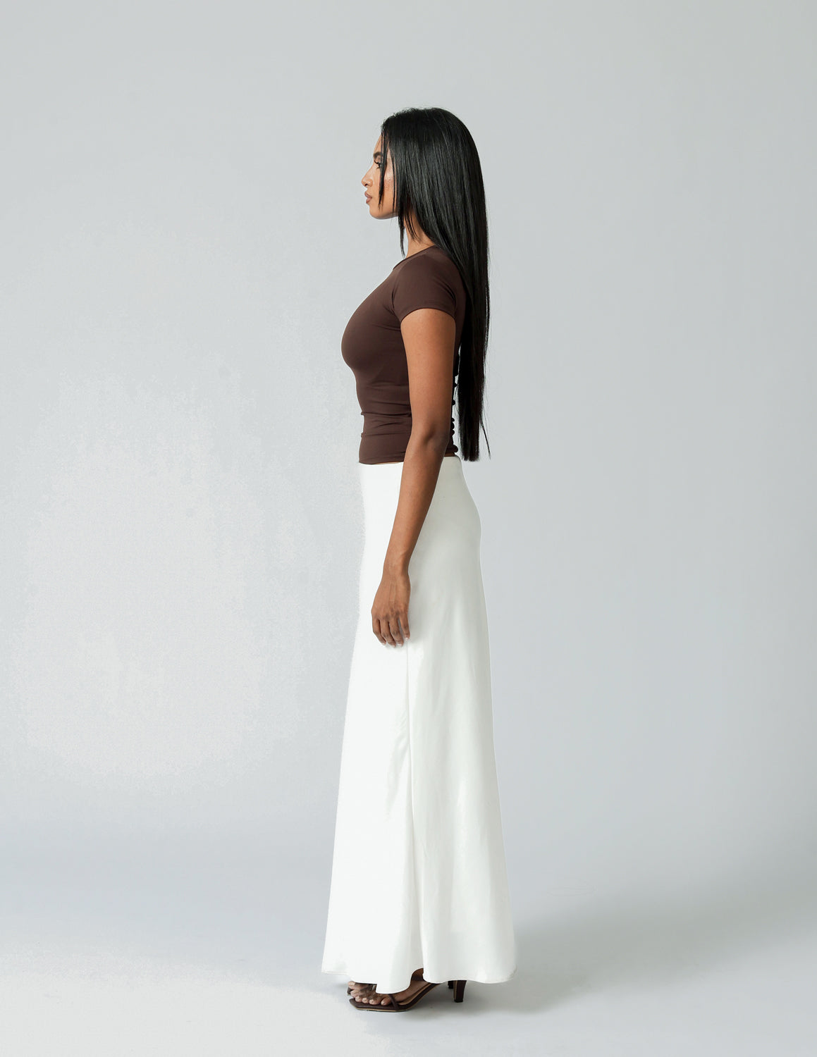 Rue High Neck Fitted Top