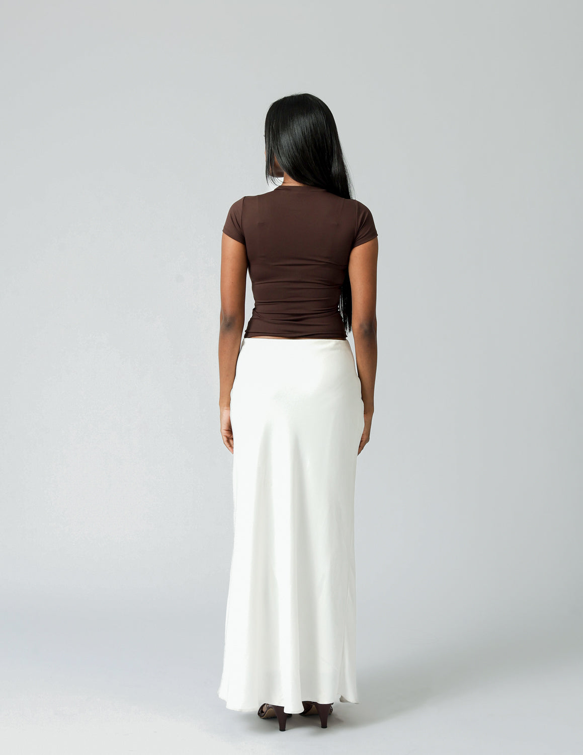 Rue High Neck Fitted Top