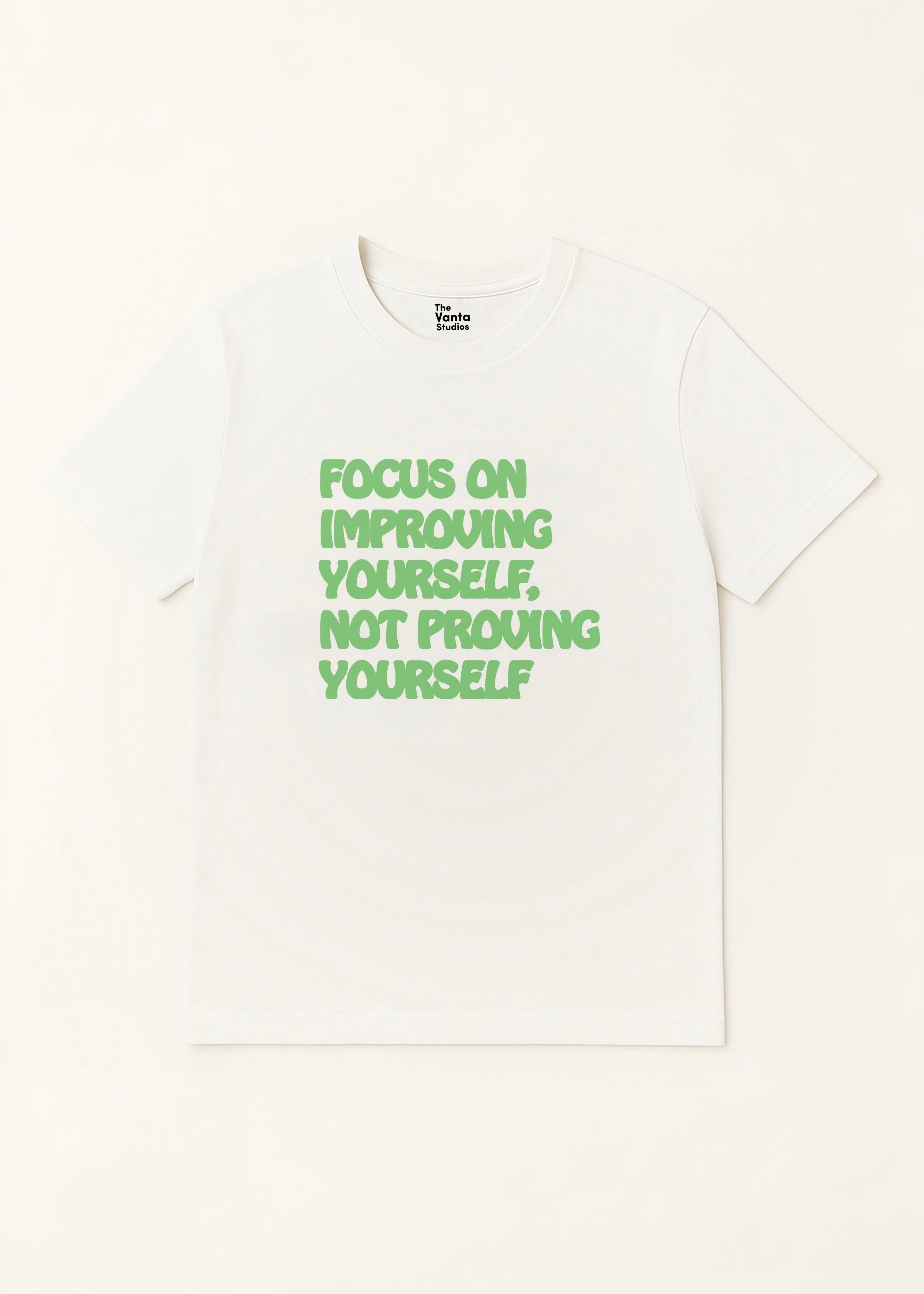 Slogan print t shirt