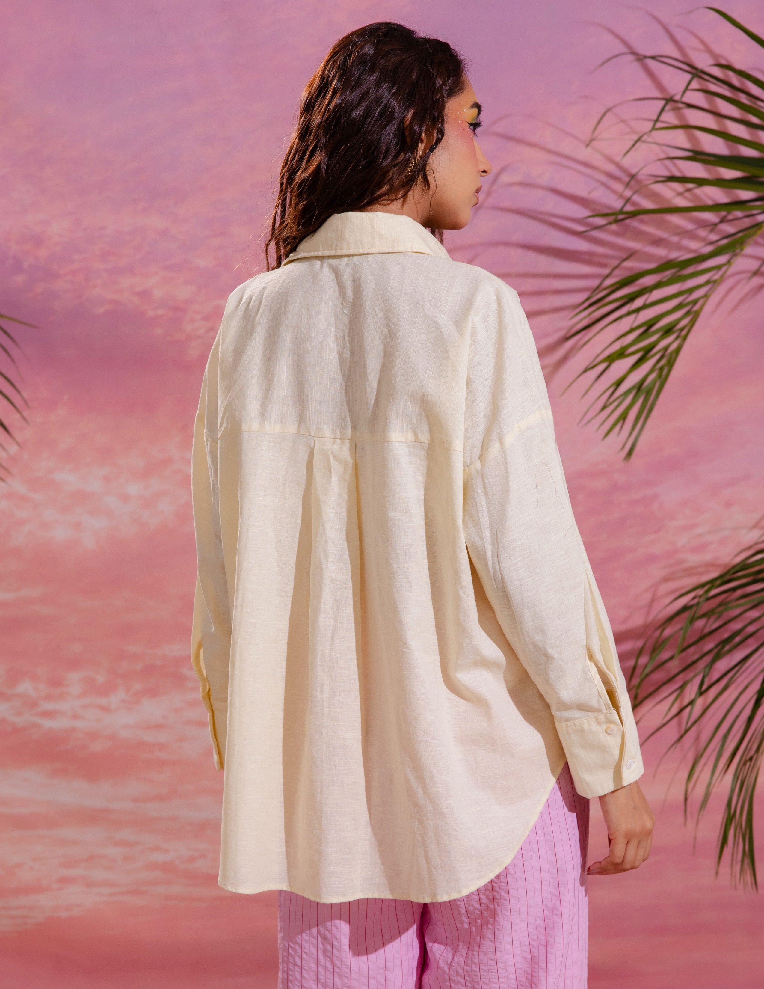 Button Down Long Sleeved Top