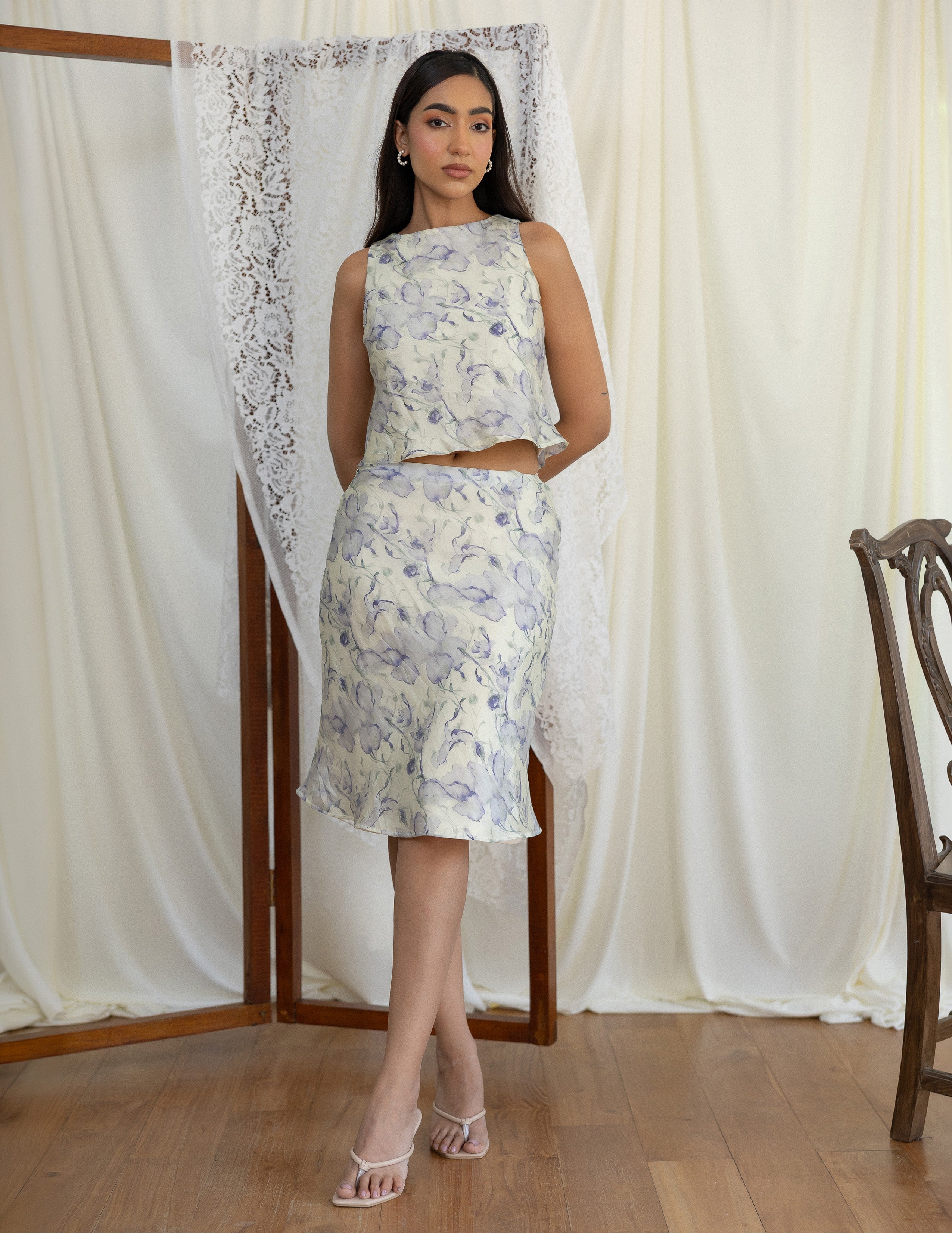 Bias Midi Skirt