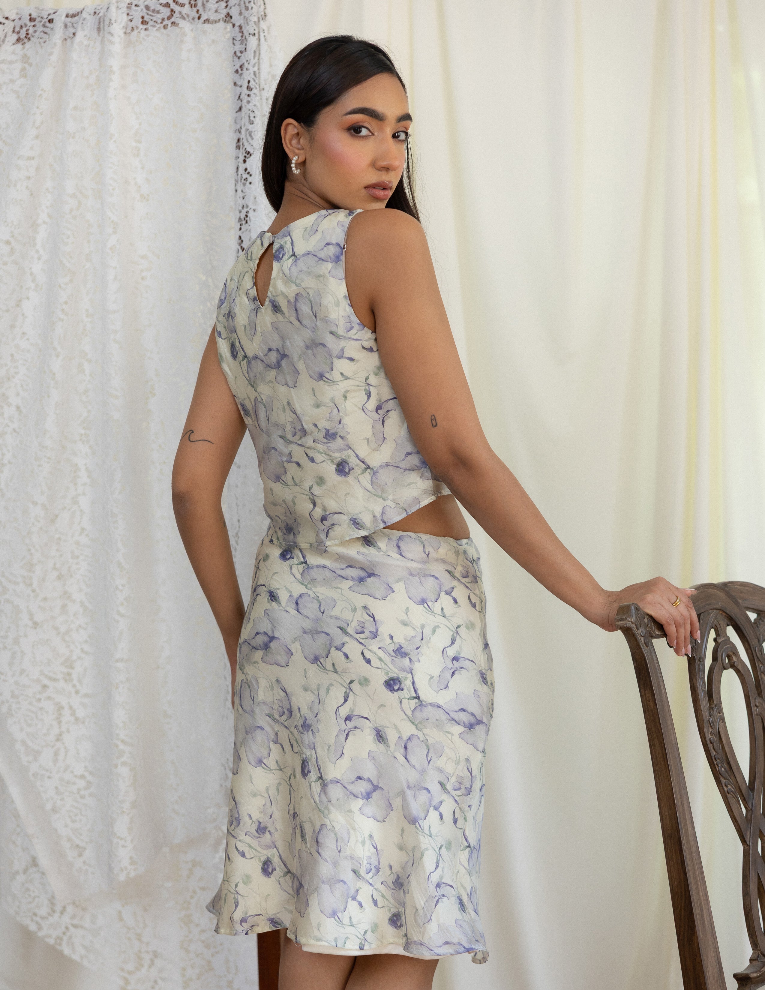 Bias Midi Skirt
