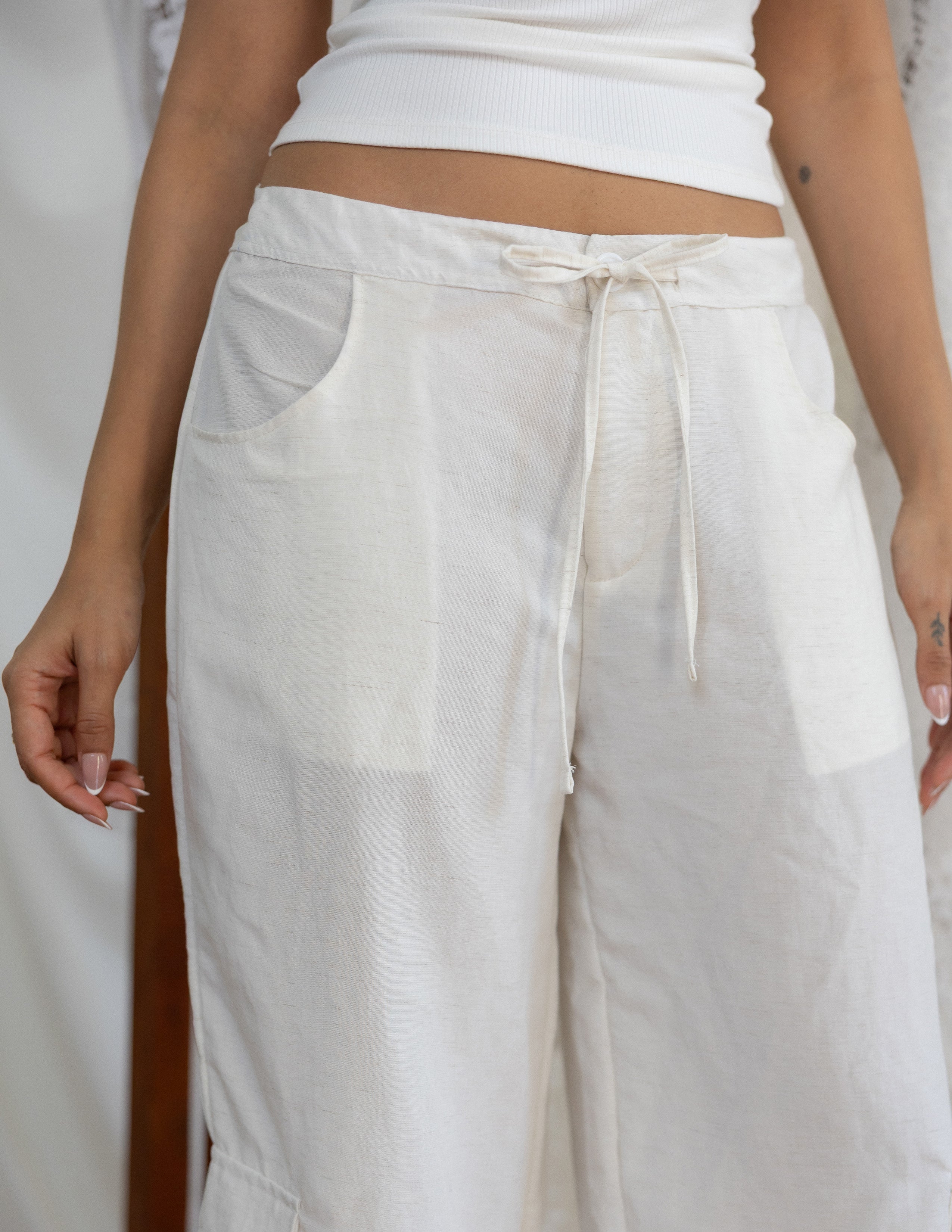 Drawstring Cargo Pant