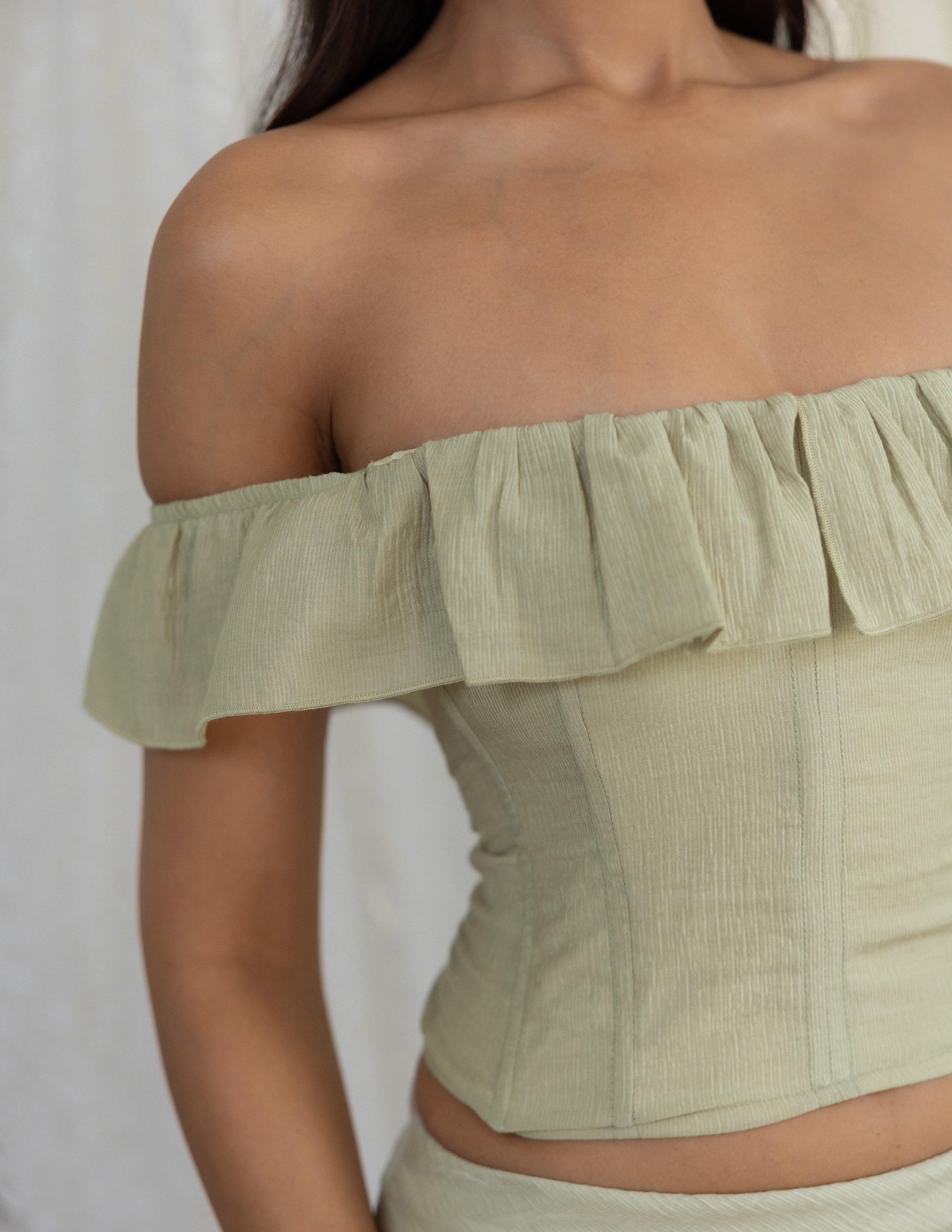 Off Shoulder Corset Top