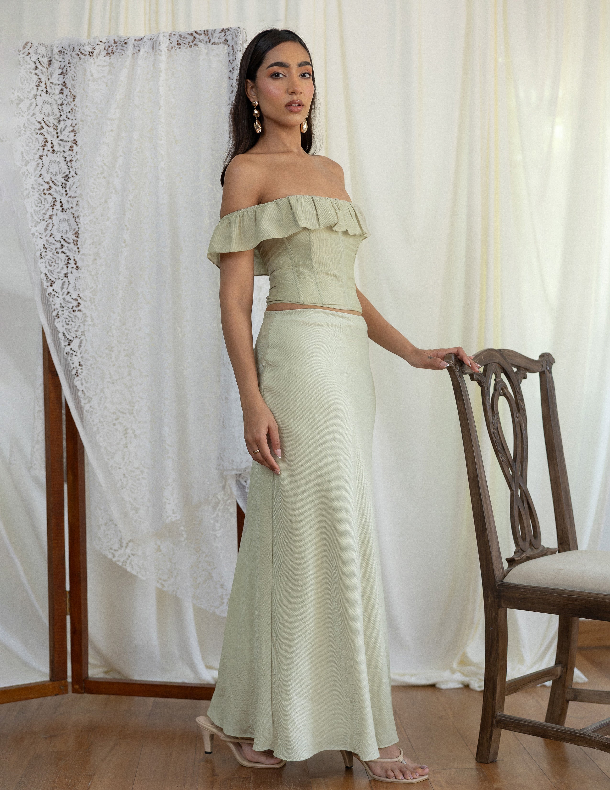 Off Shoulder Corset Top