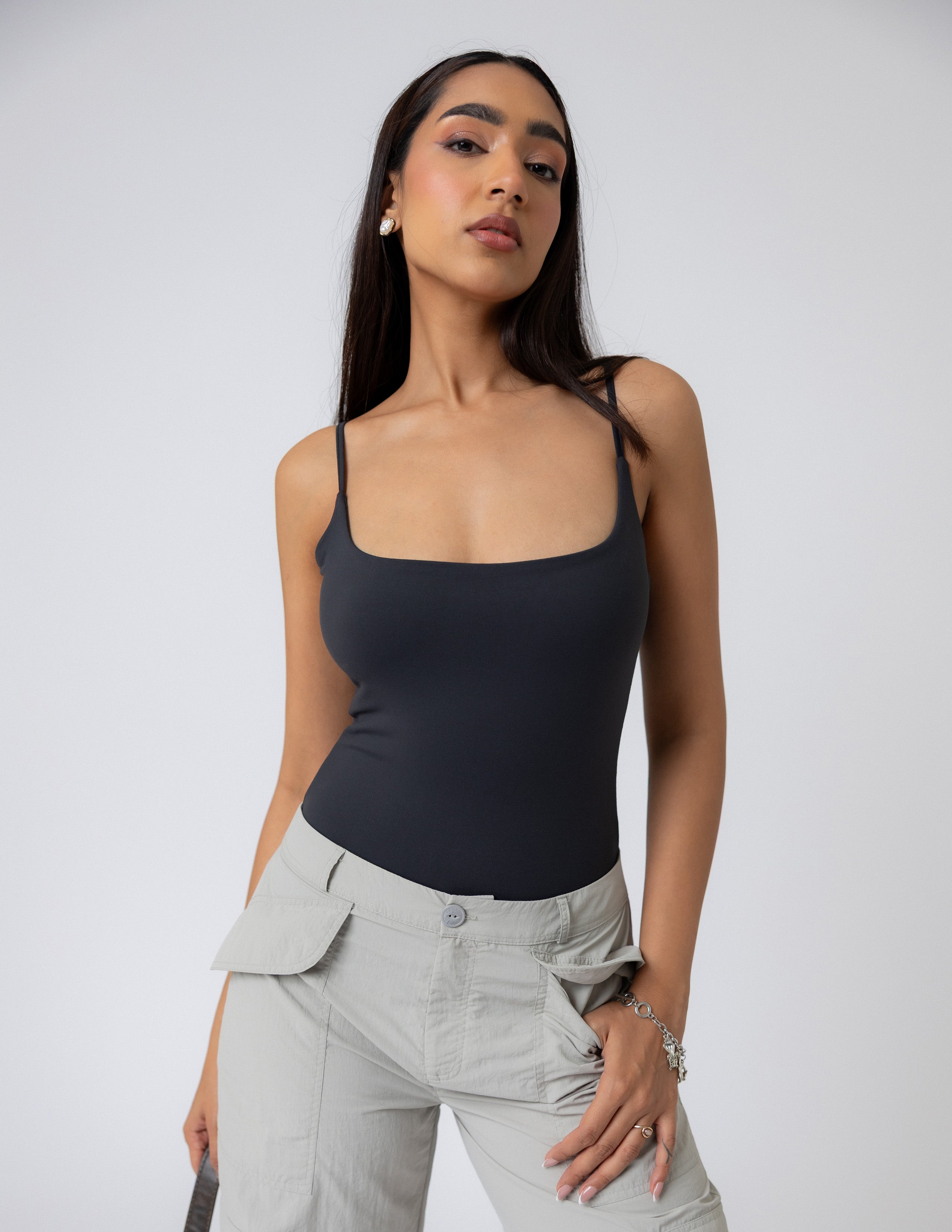 Sleeveless Fitted Bodysuit