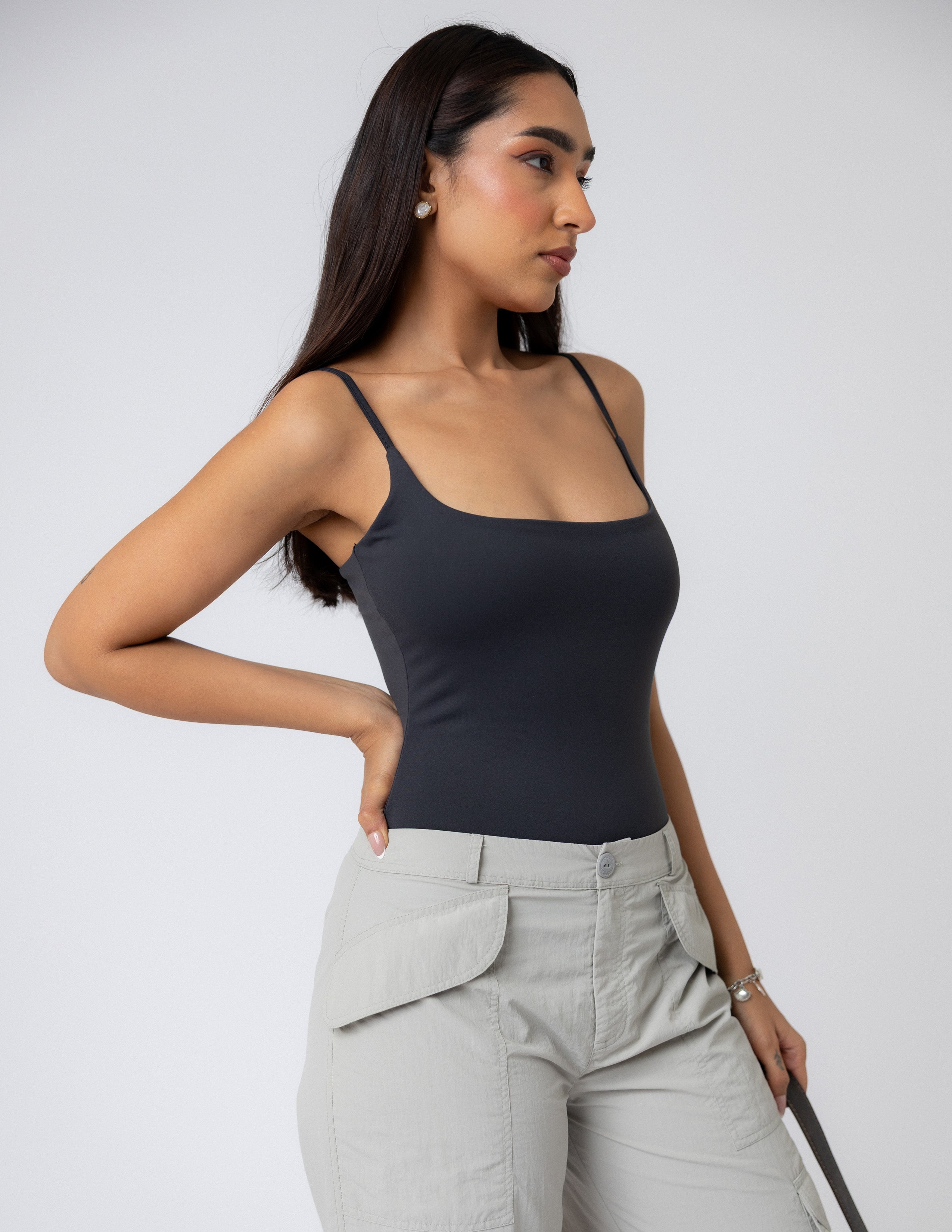 Sleeveless Fitted Bodysuit