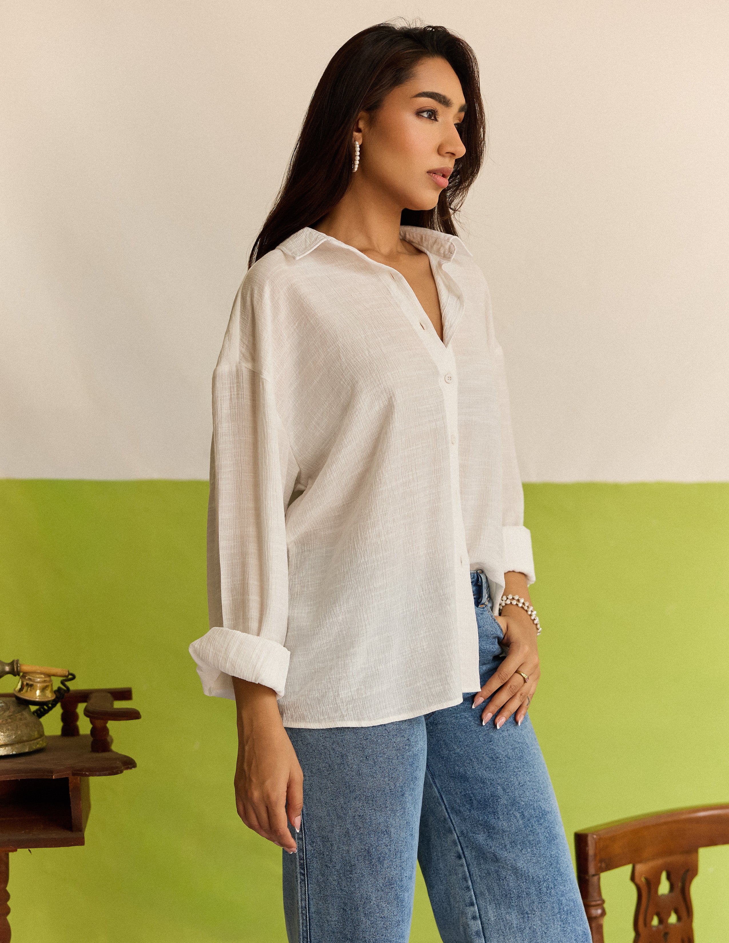 Oversized Button Down Shirt
