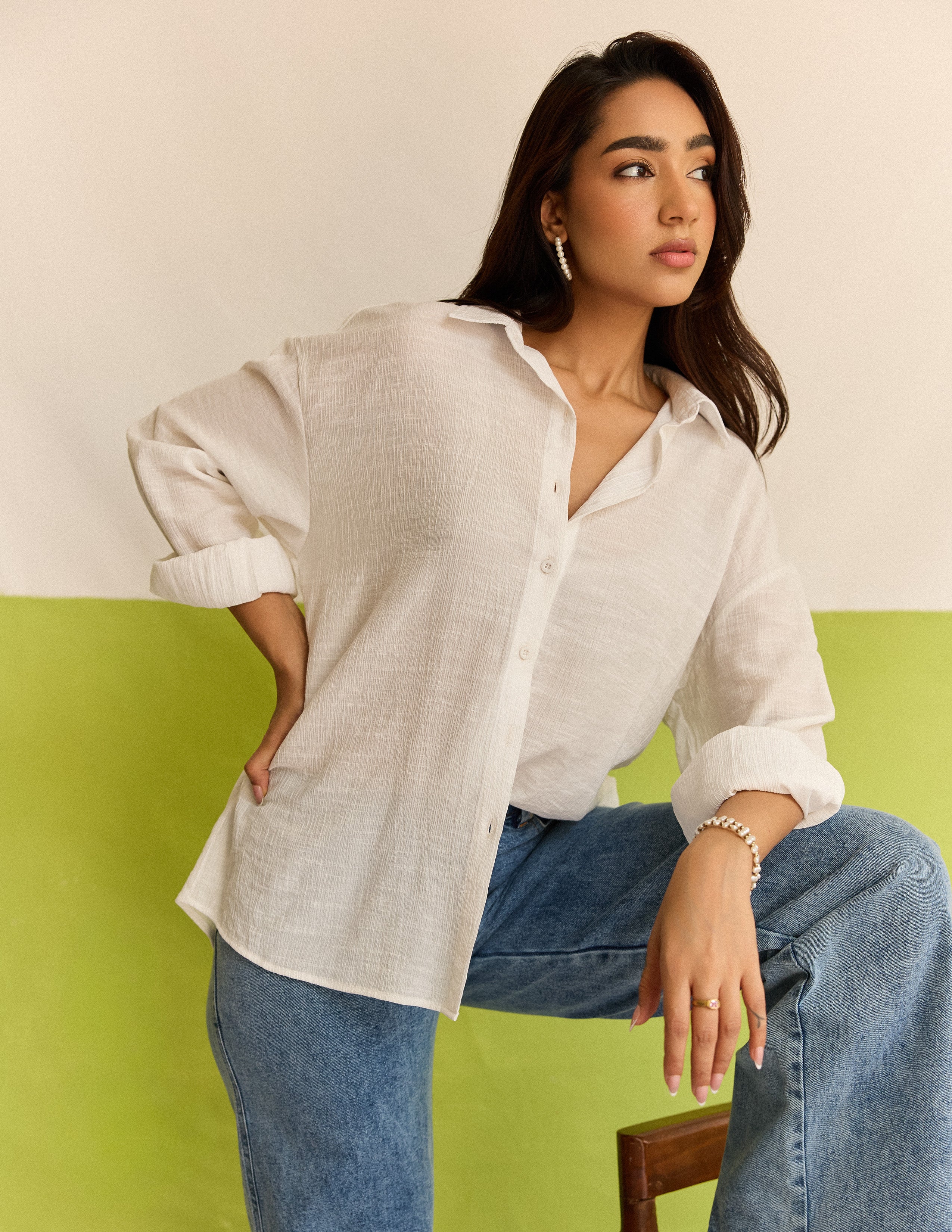 Oversized Button Down Shirt