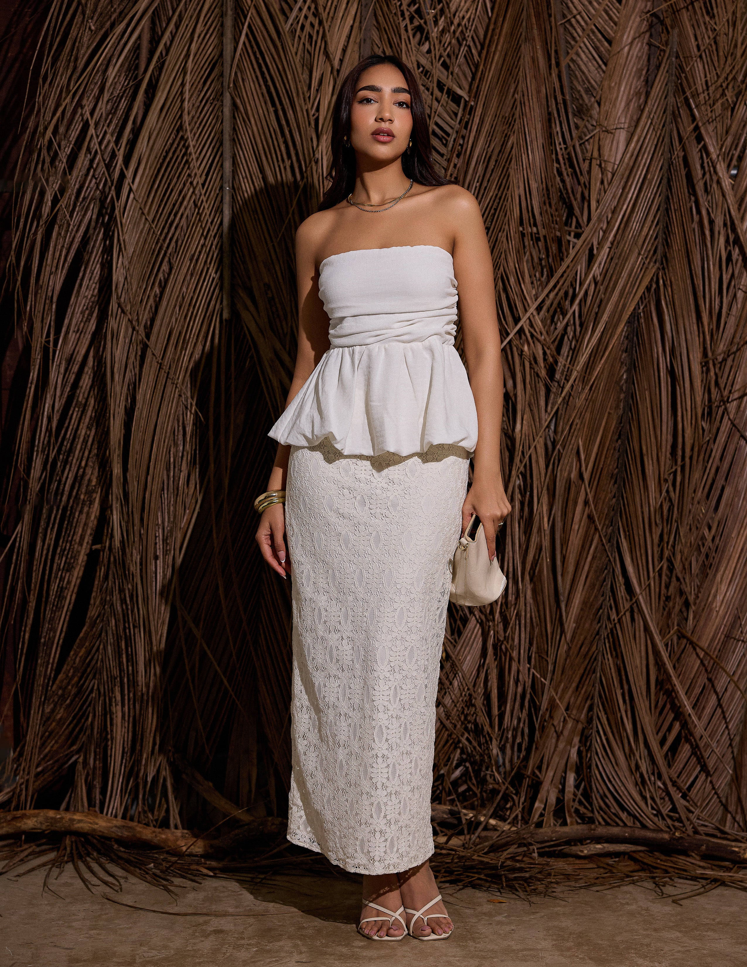 High Waist Lace Skirt