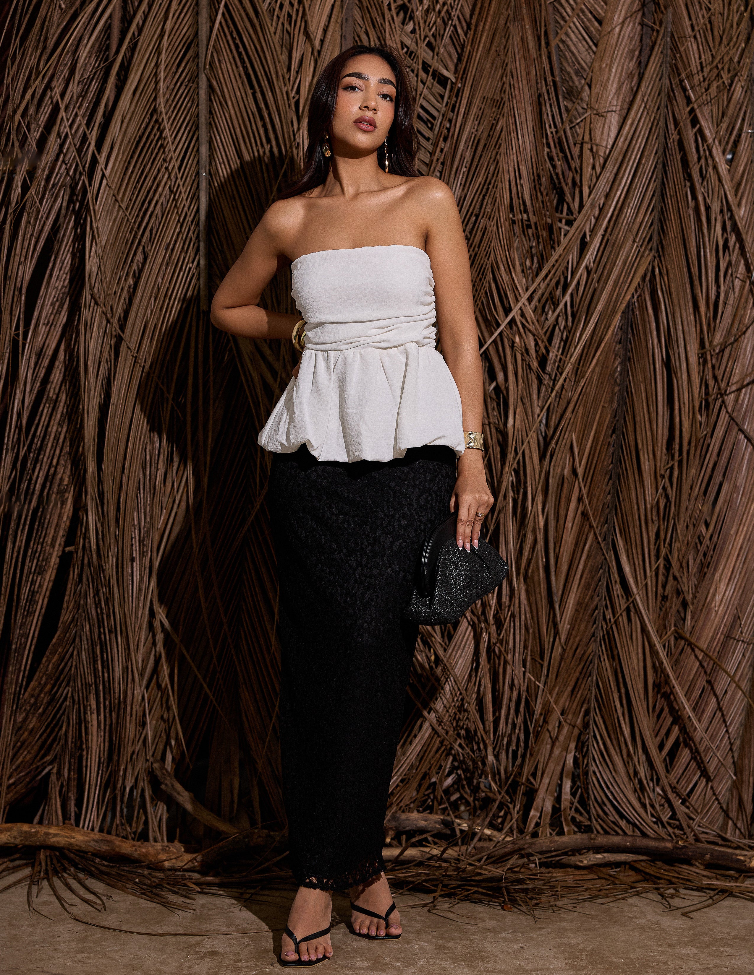 High Waist Lace Skirt