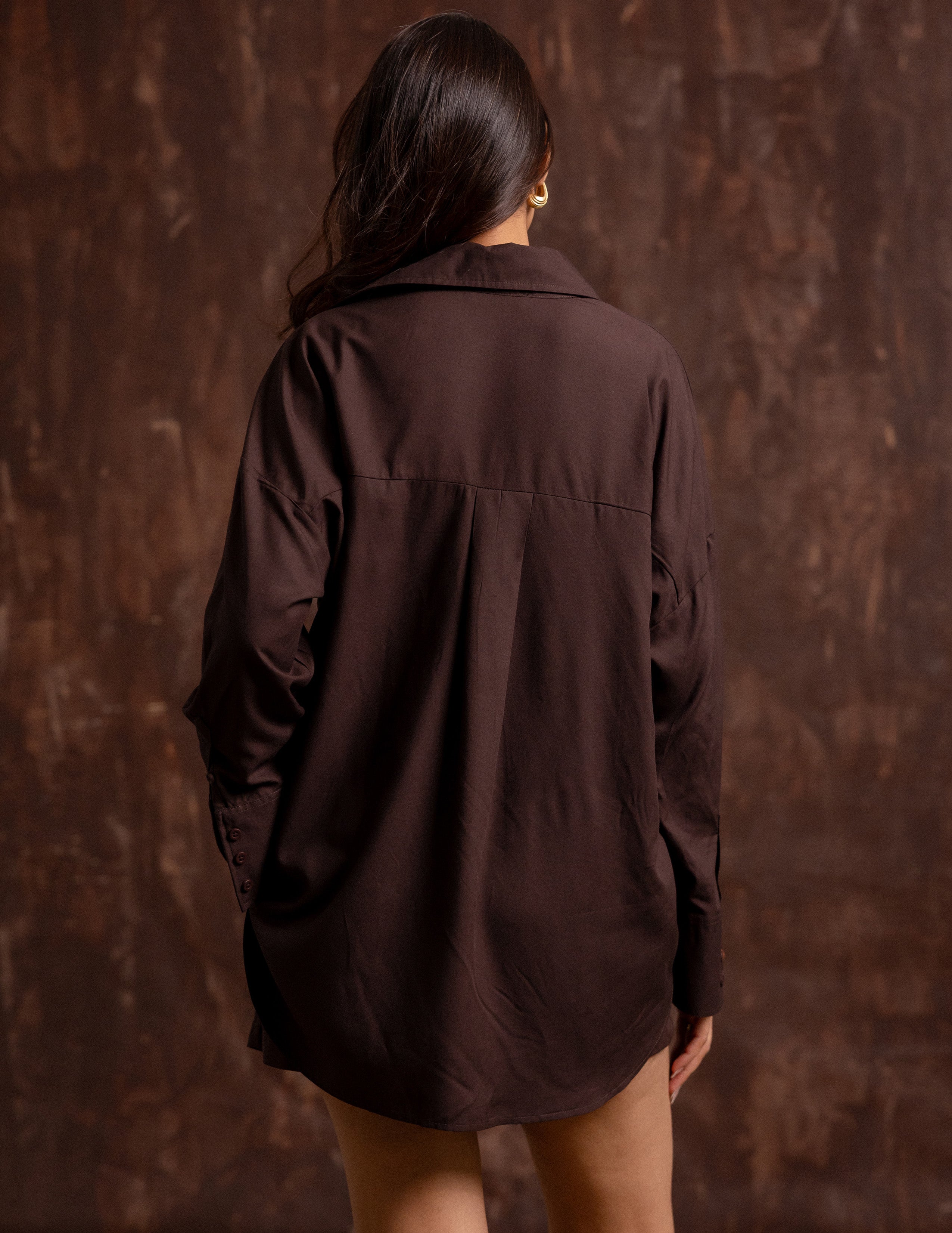 Button Down Long Sleeved  Top