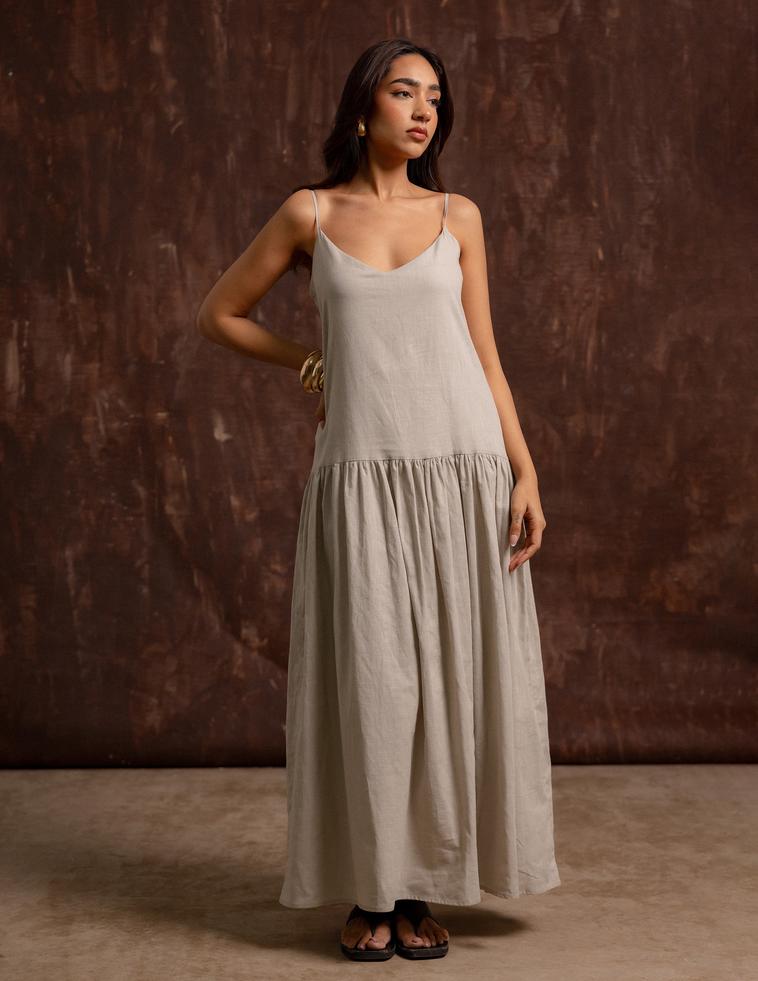Low Waist Maxi Dress