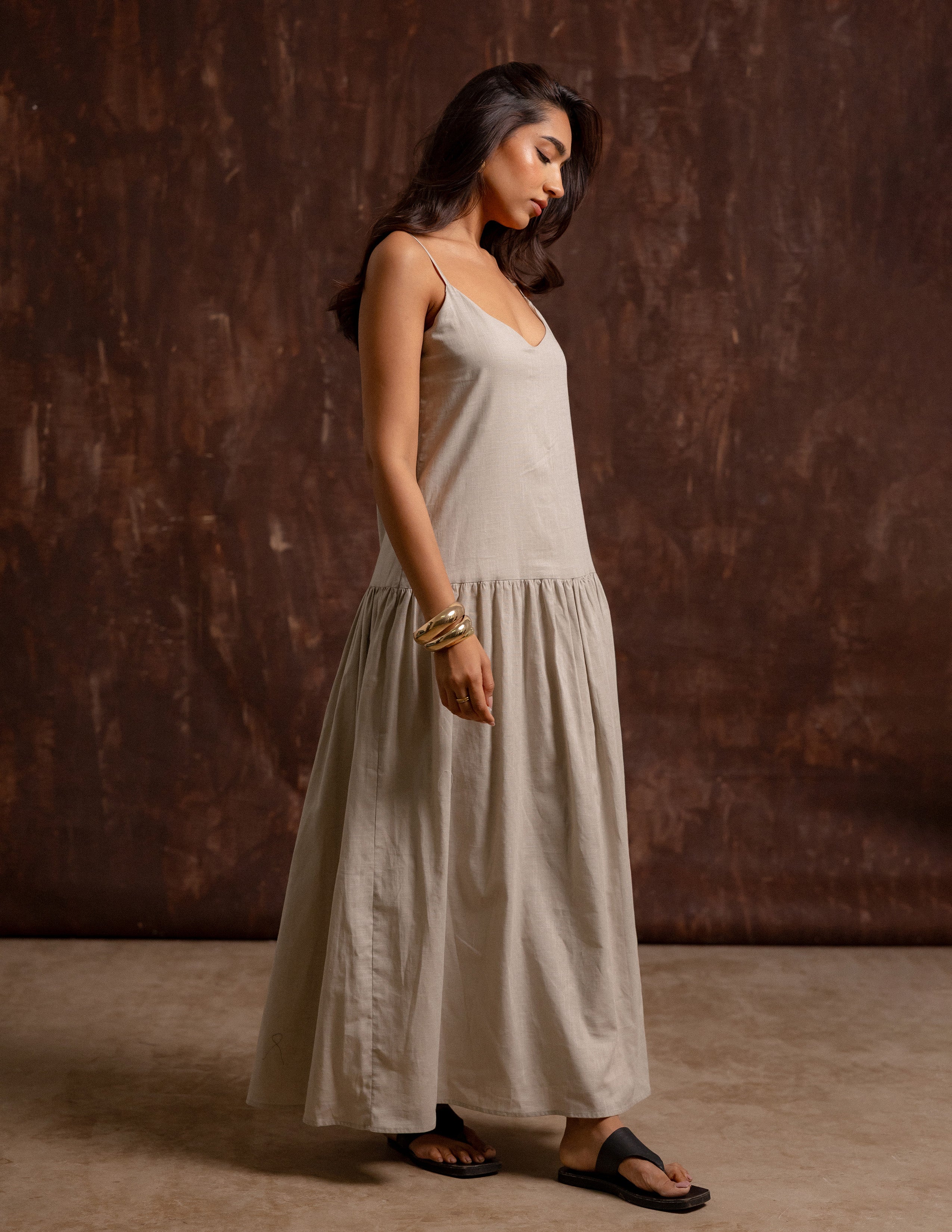 Low Waist Maxi Dress
