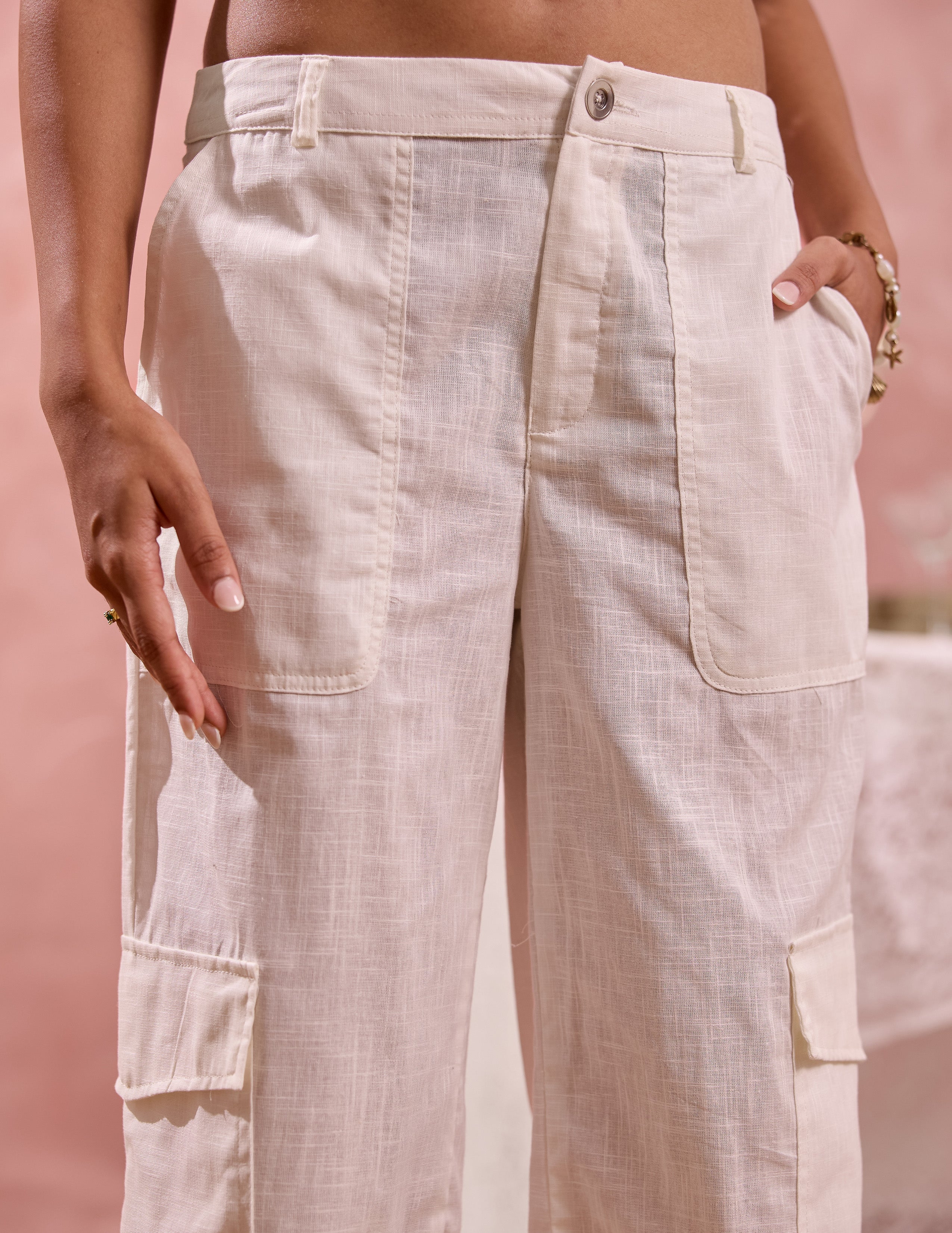 Sheer Cargo Pant