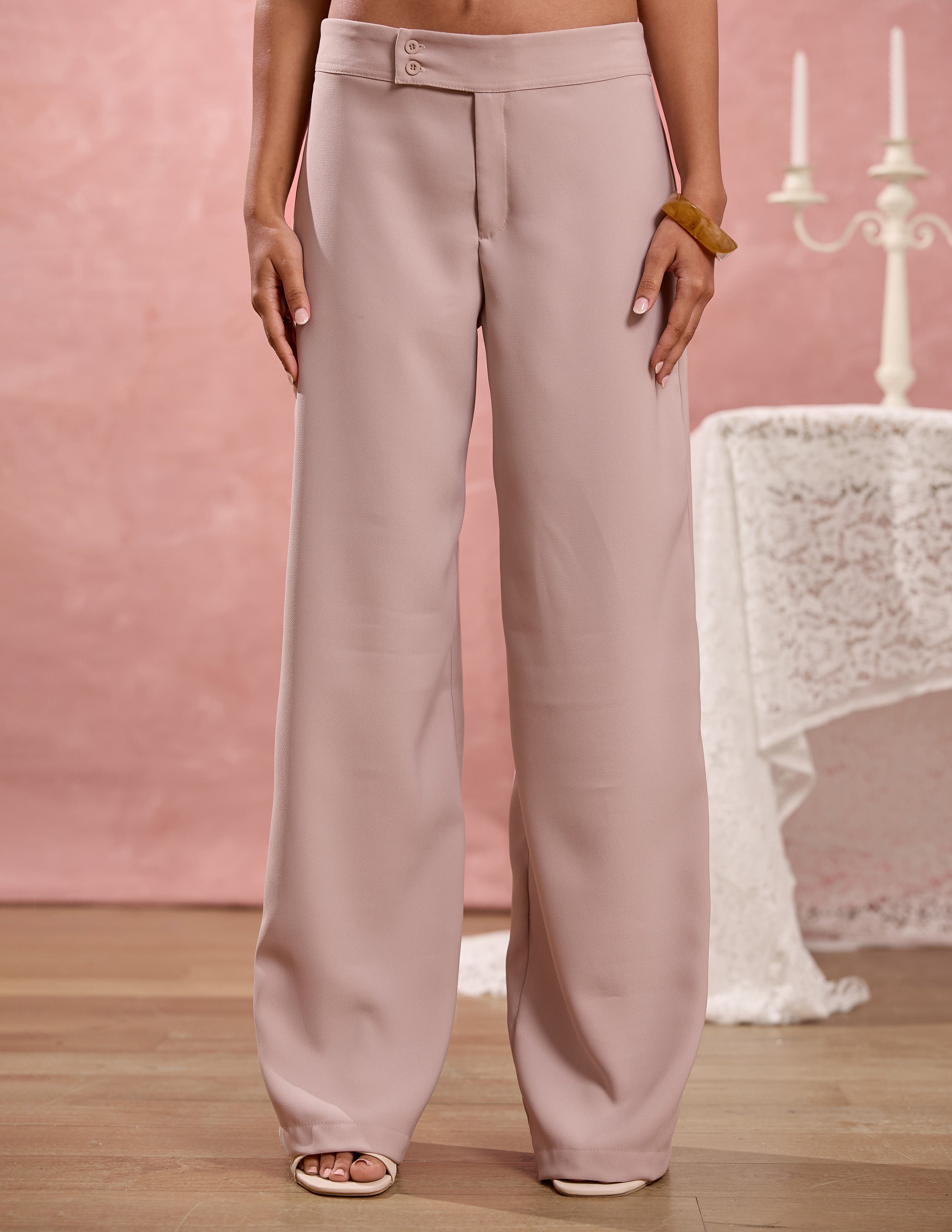 Low Waist Straight Leg Pant