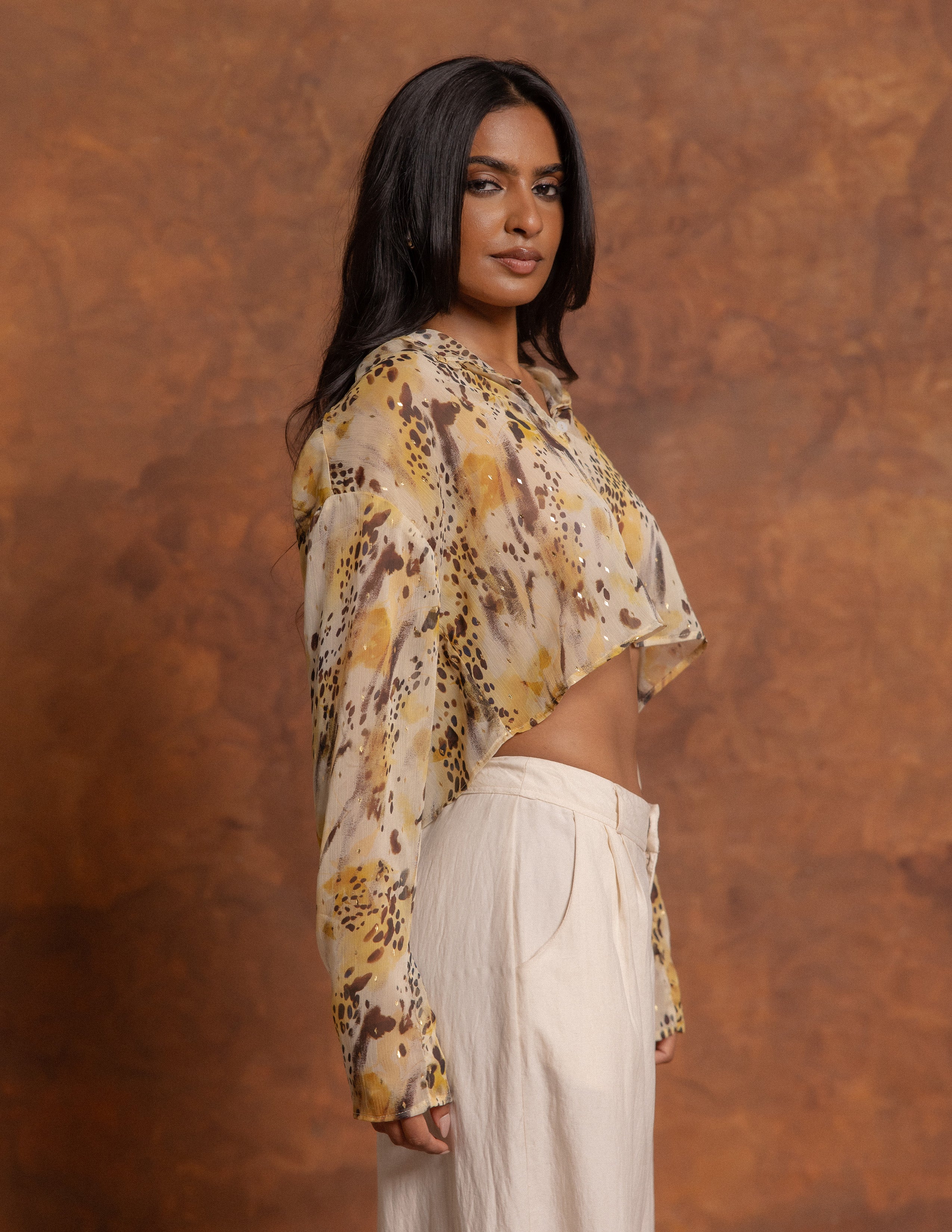 High Neck Long Sleeve Top