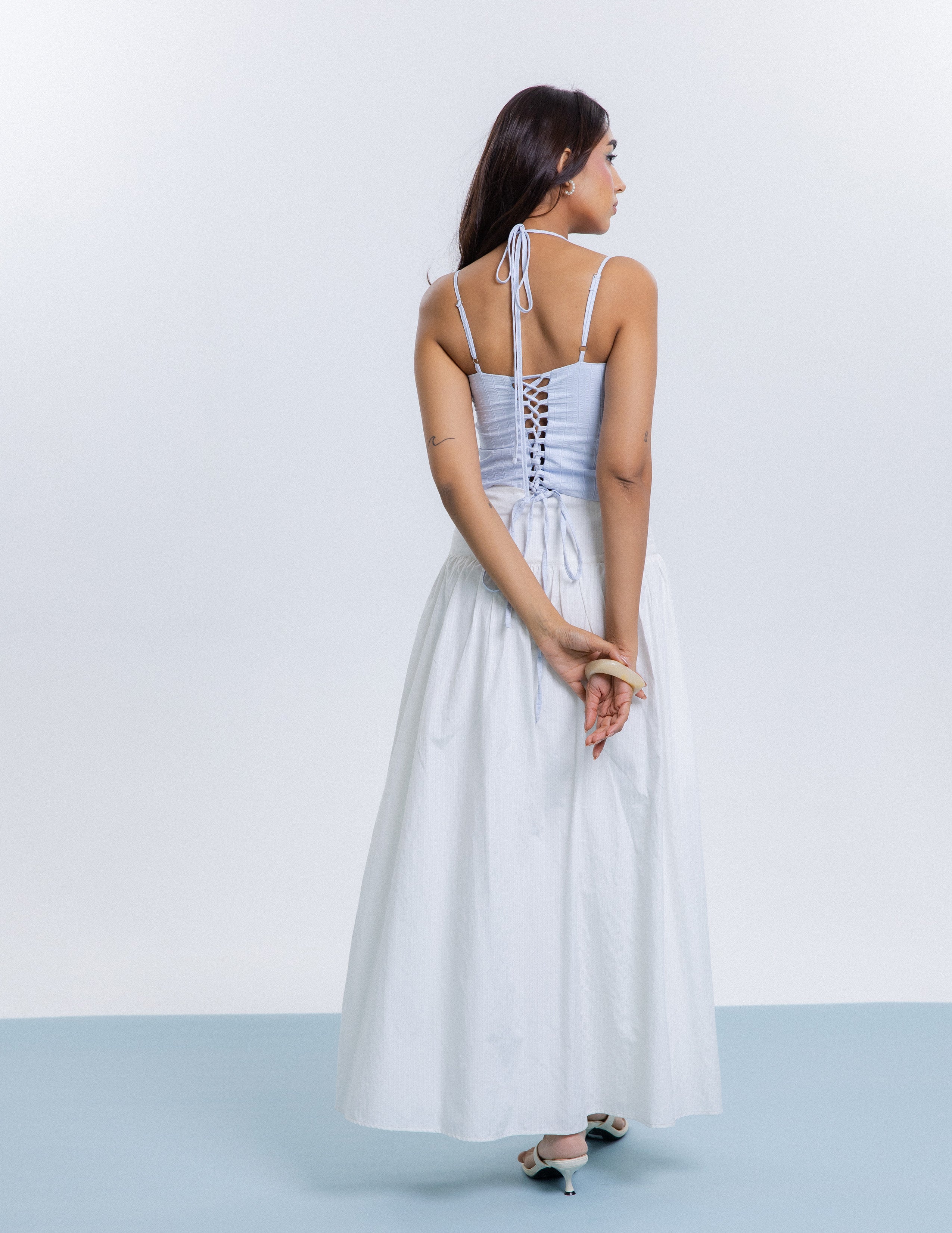 Flared Maxi Skirt