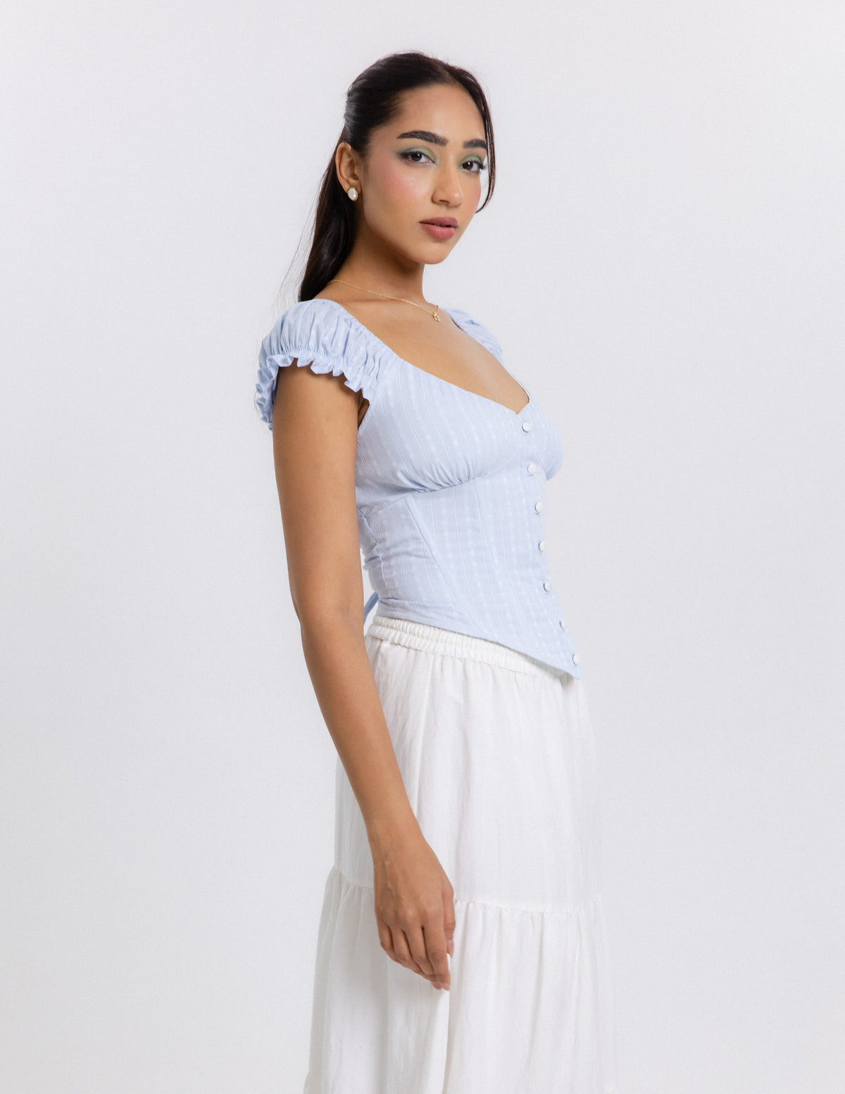 Corset Detail Bustier Top