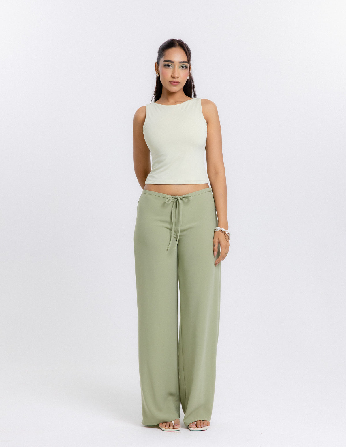Low Waist Straight Leg Pant