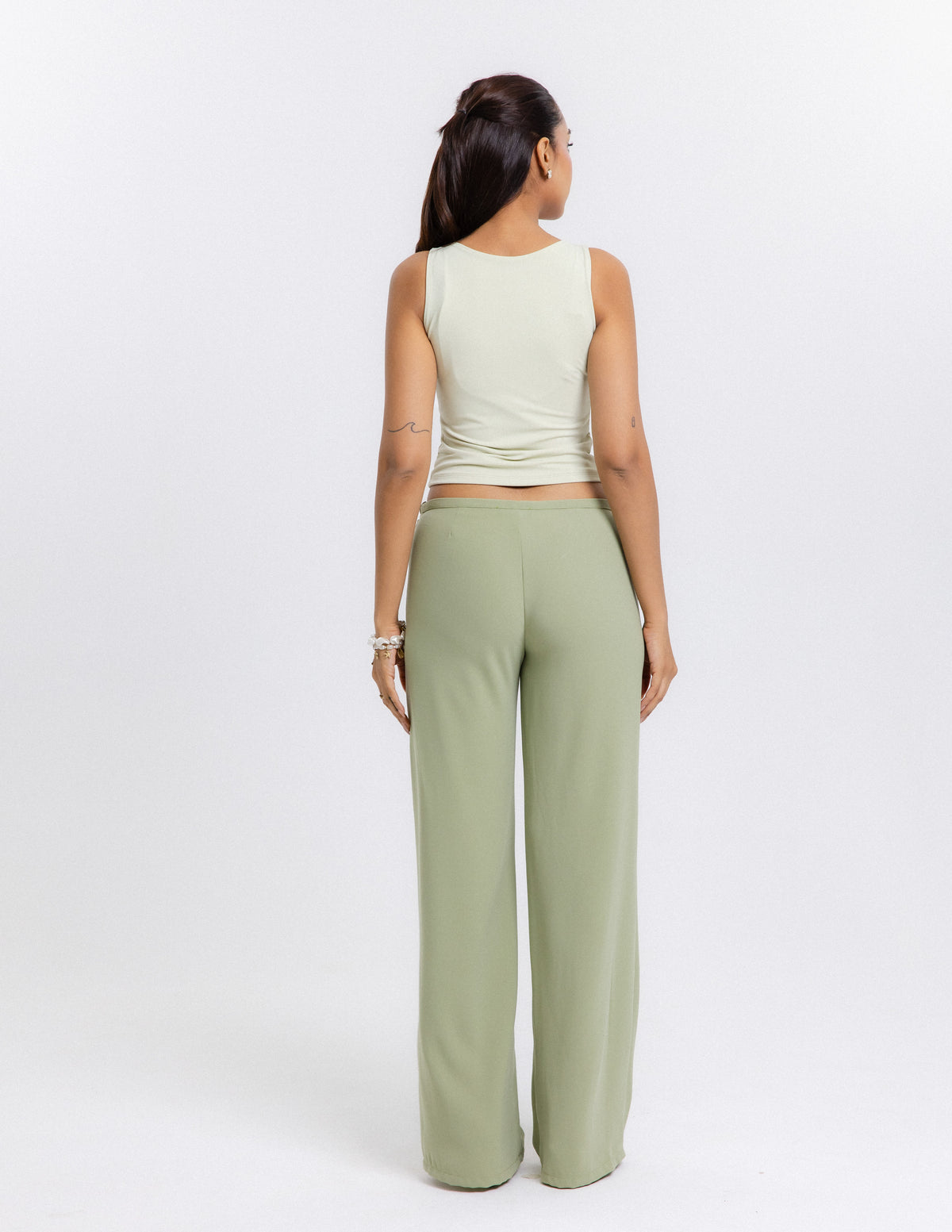 High Neck Fitted Top