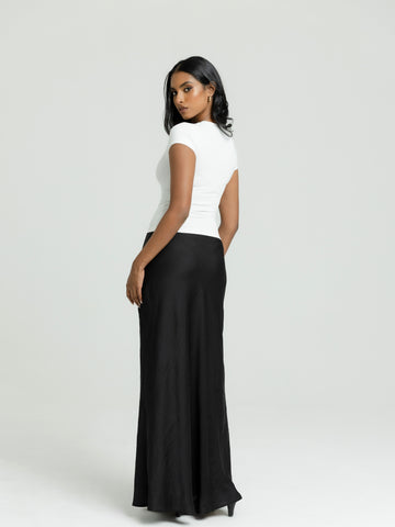 Rue High Neck Fitted Top