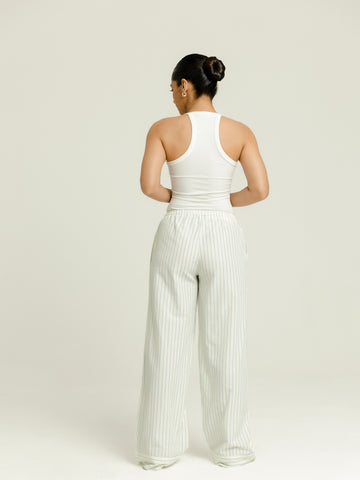 Mid Waist Drawstring Pant
