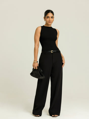 Low Waist Wide Leg Pant
