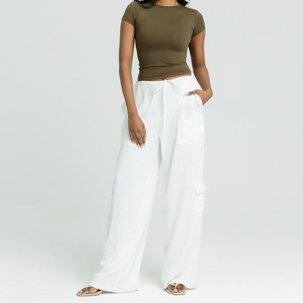 Rue High Neck Fitted Top