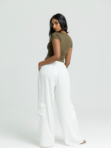 Rue High Neck Fitted Top