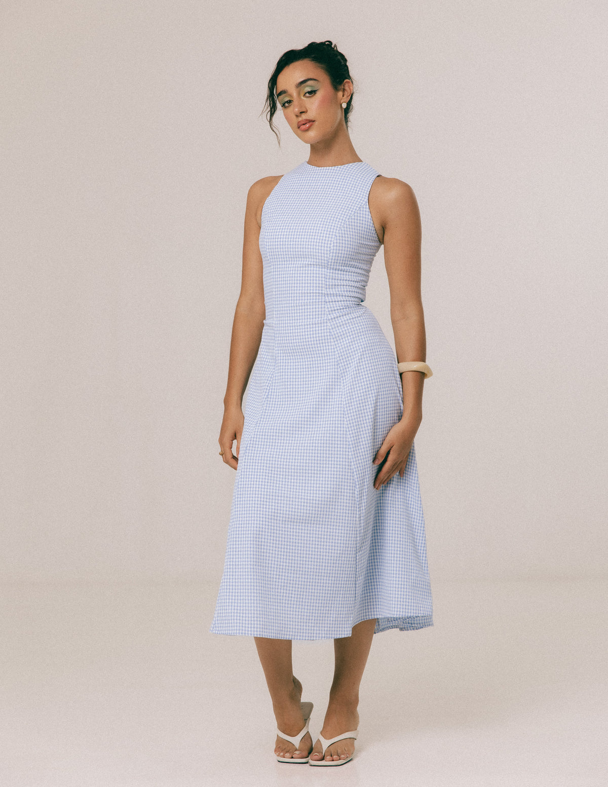 PRINCESS LINE DETAILED MAXI DRESS