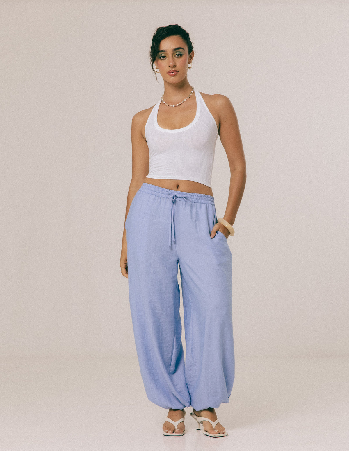 ELASTICATED BALLOON PANT