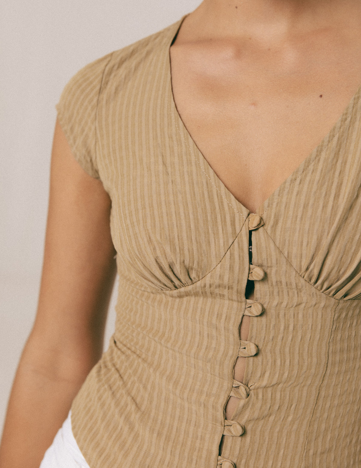 BUSTIER DETAILED TOP