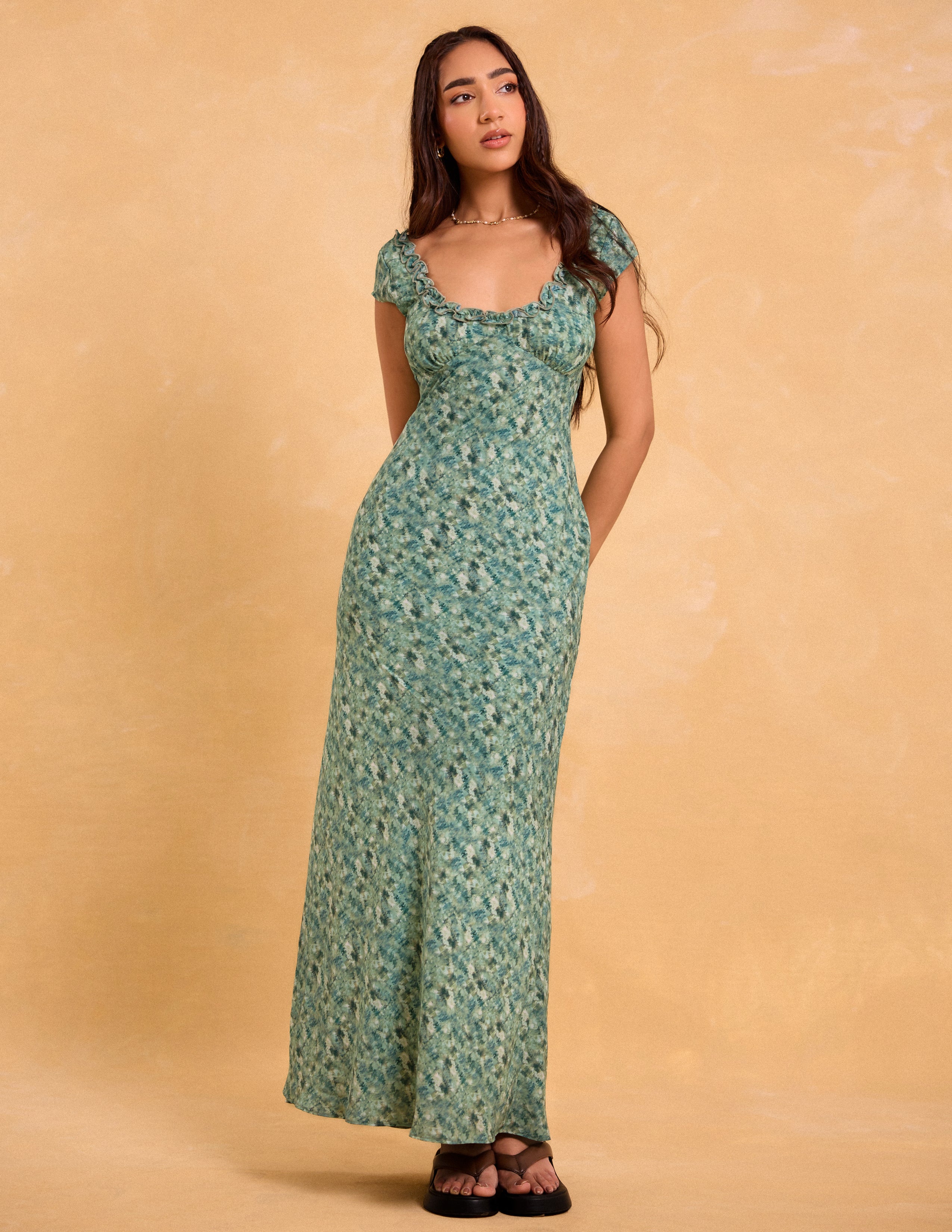 Printed Maxi Dress