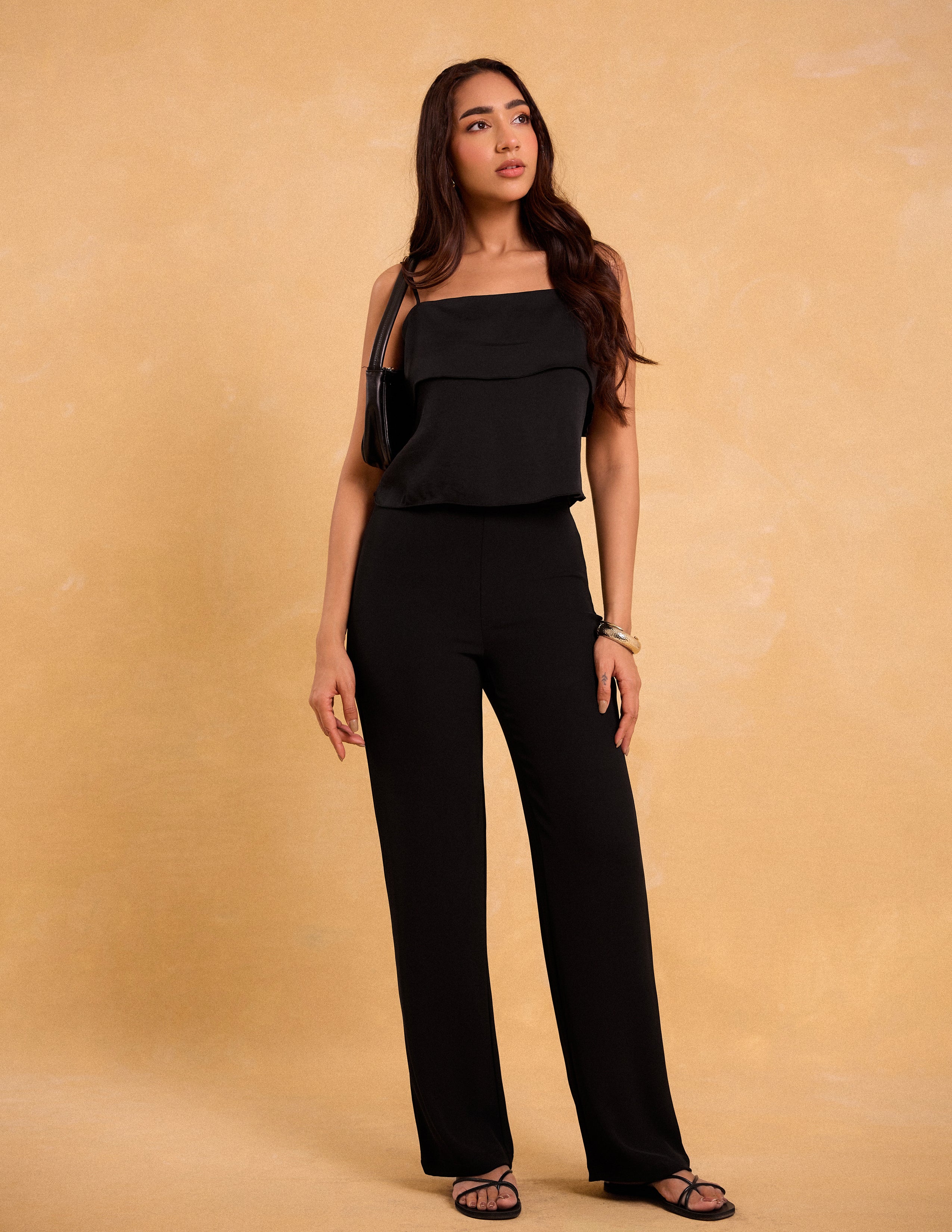 High Waist Straight Leg Pant