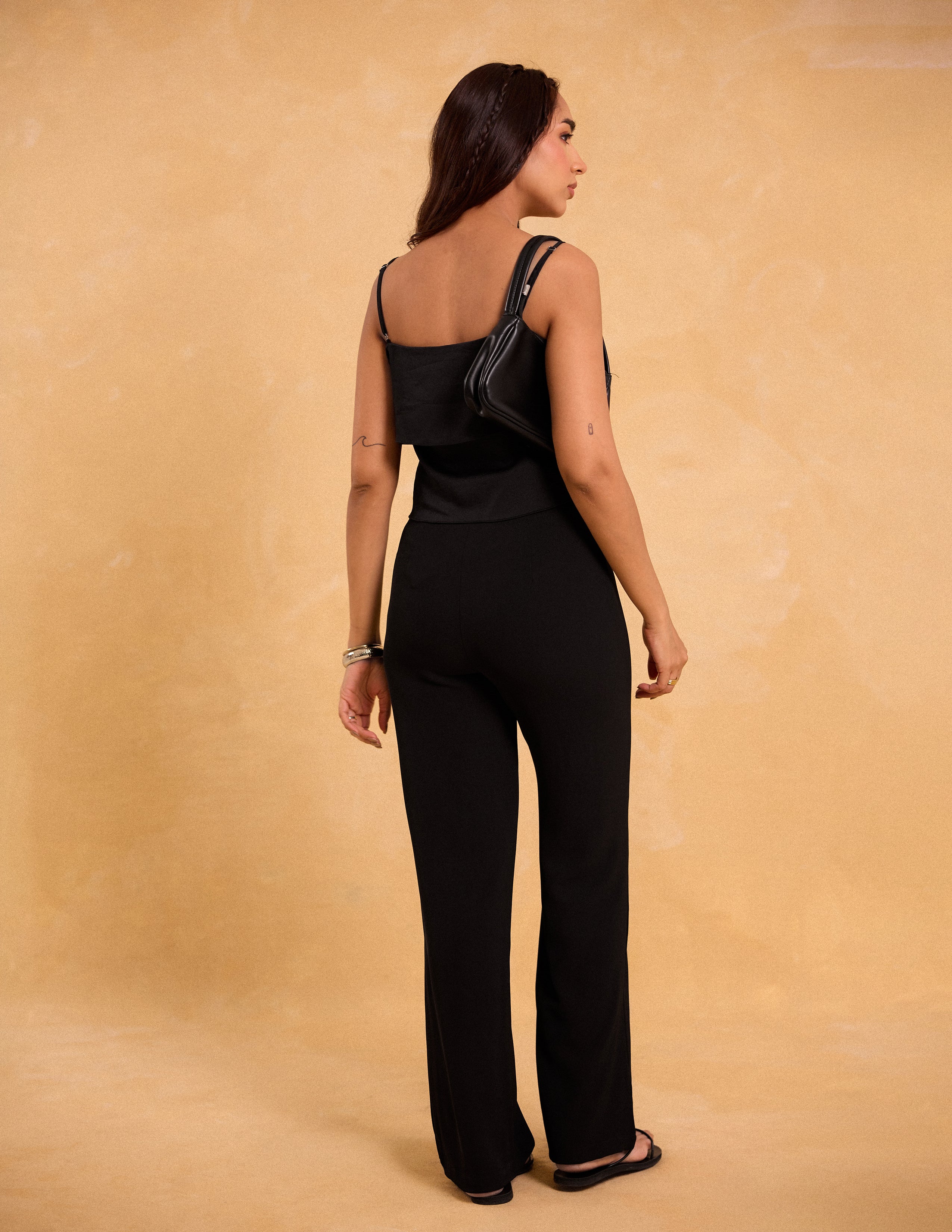 High Waist Straight Leg Pant