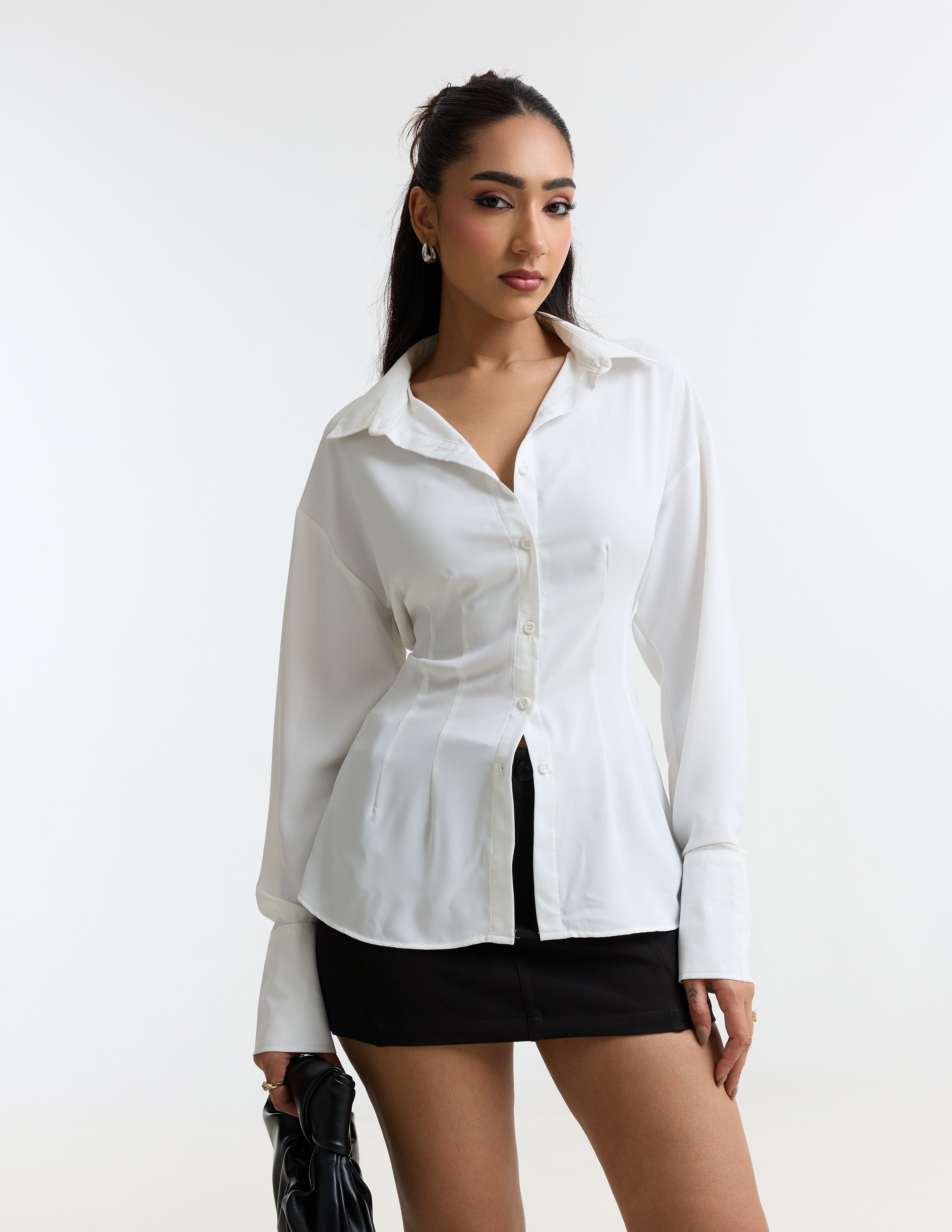 Button Down Long Sleeved Top