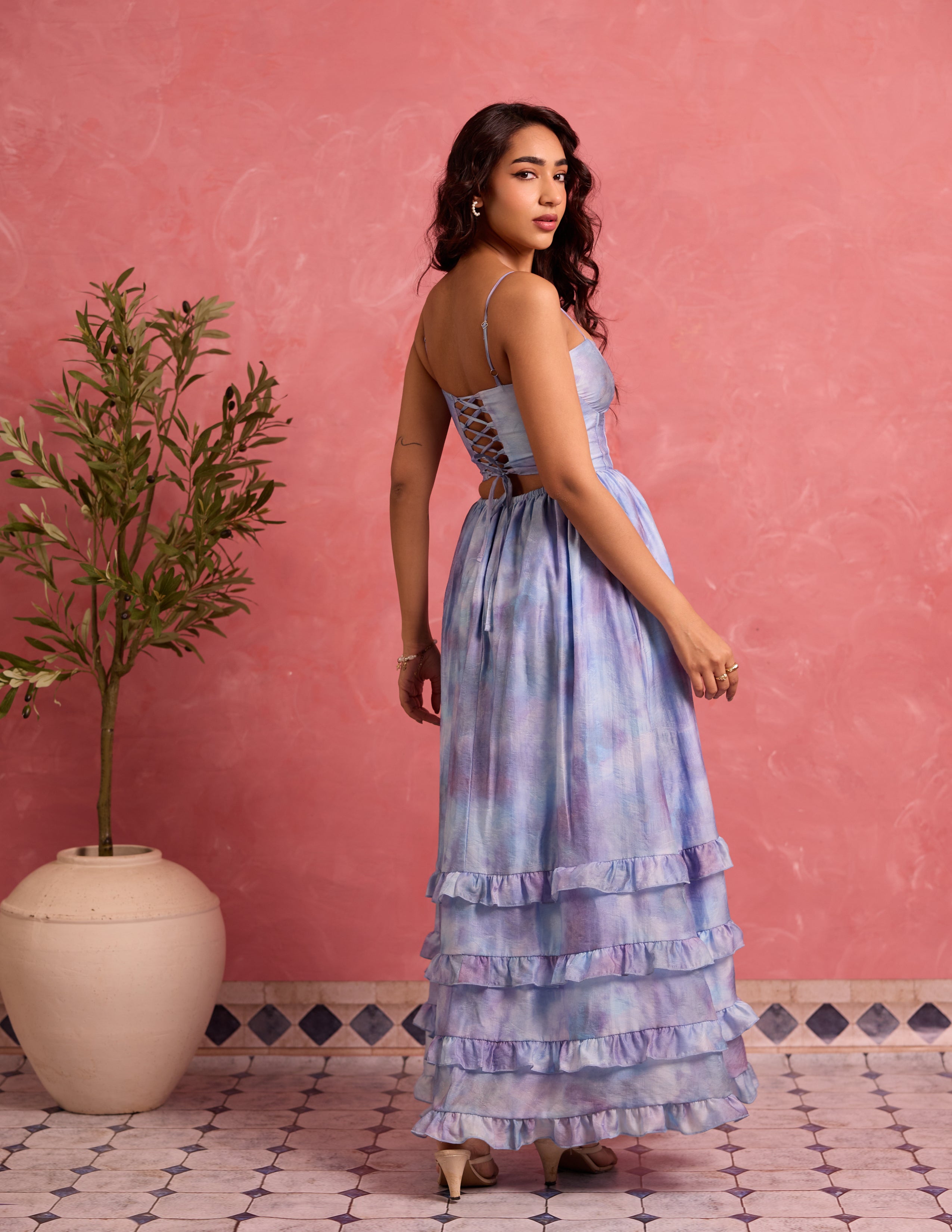 corset detail maxi dress Corset Detail Maxi Dress