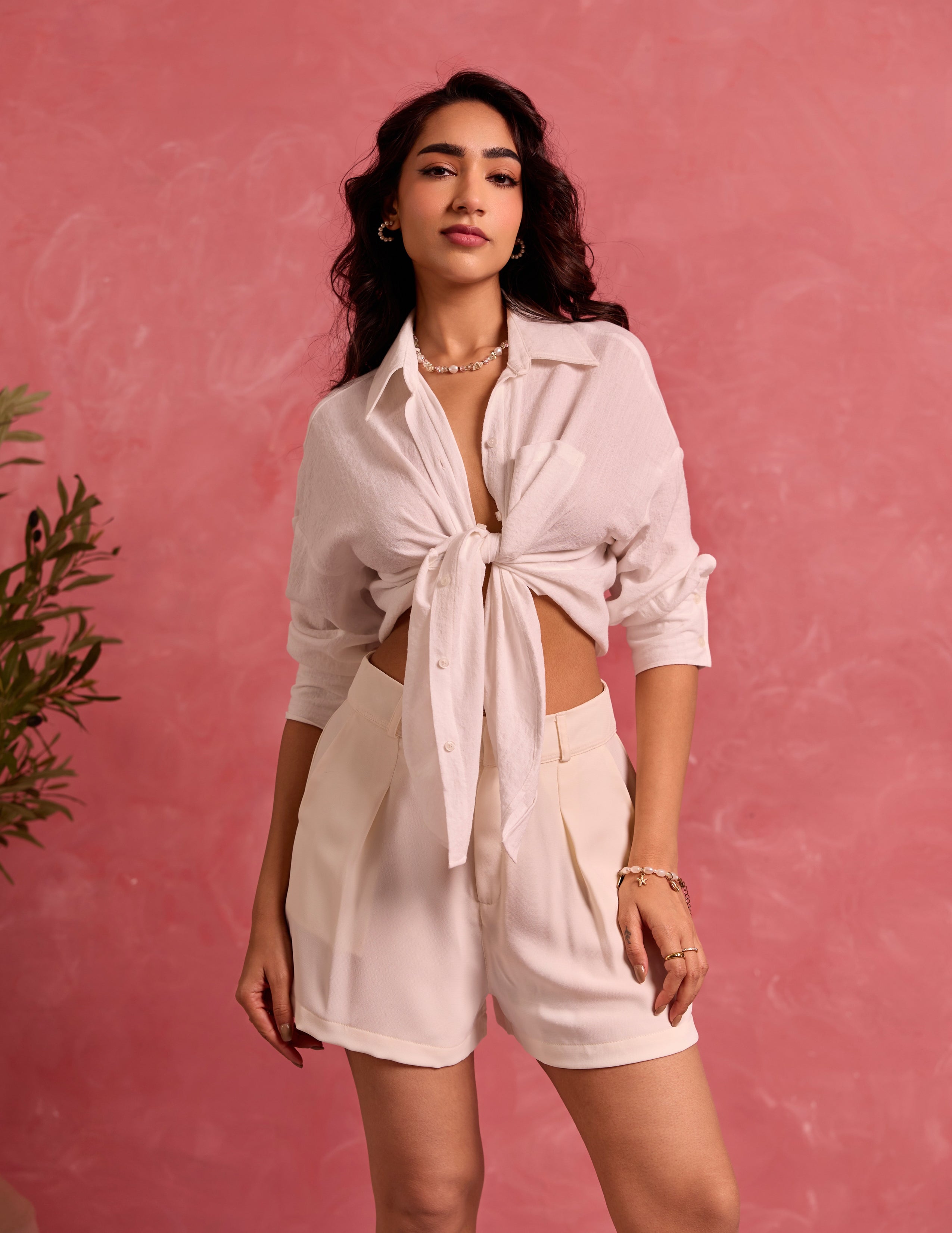 Pleat Detailed Short