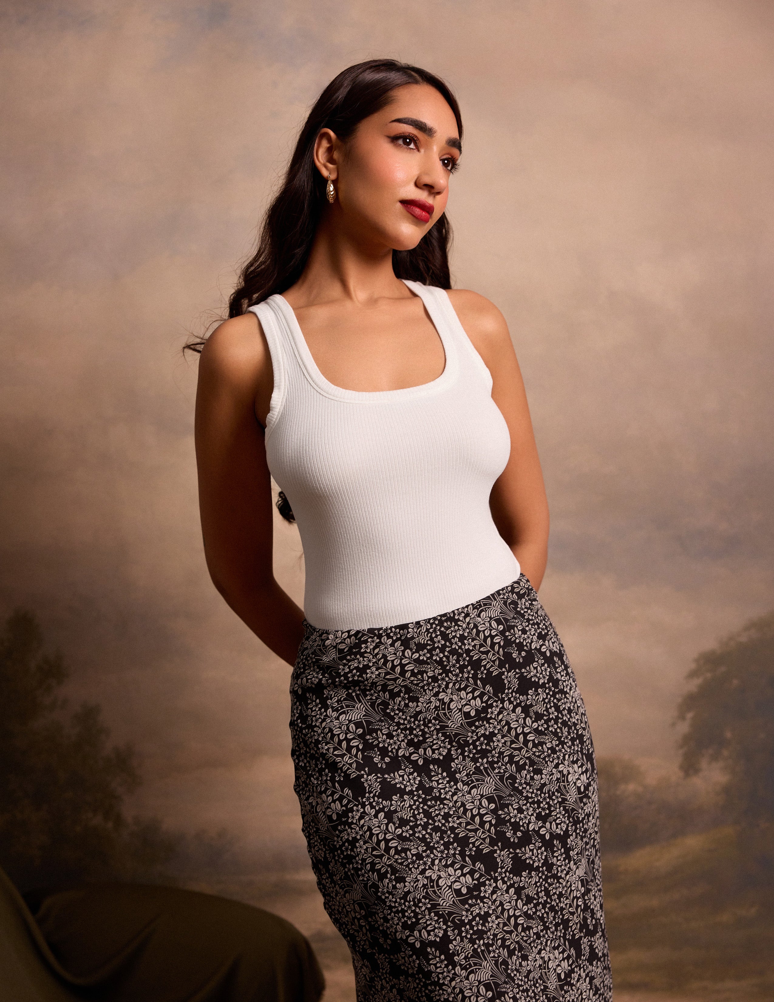 Scoop Neck Basic Top